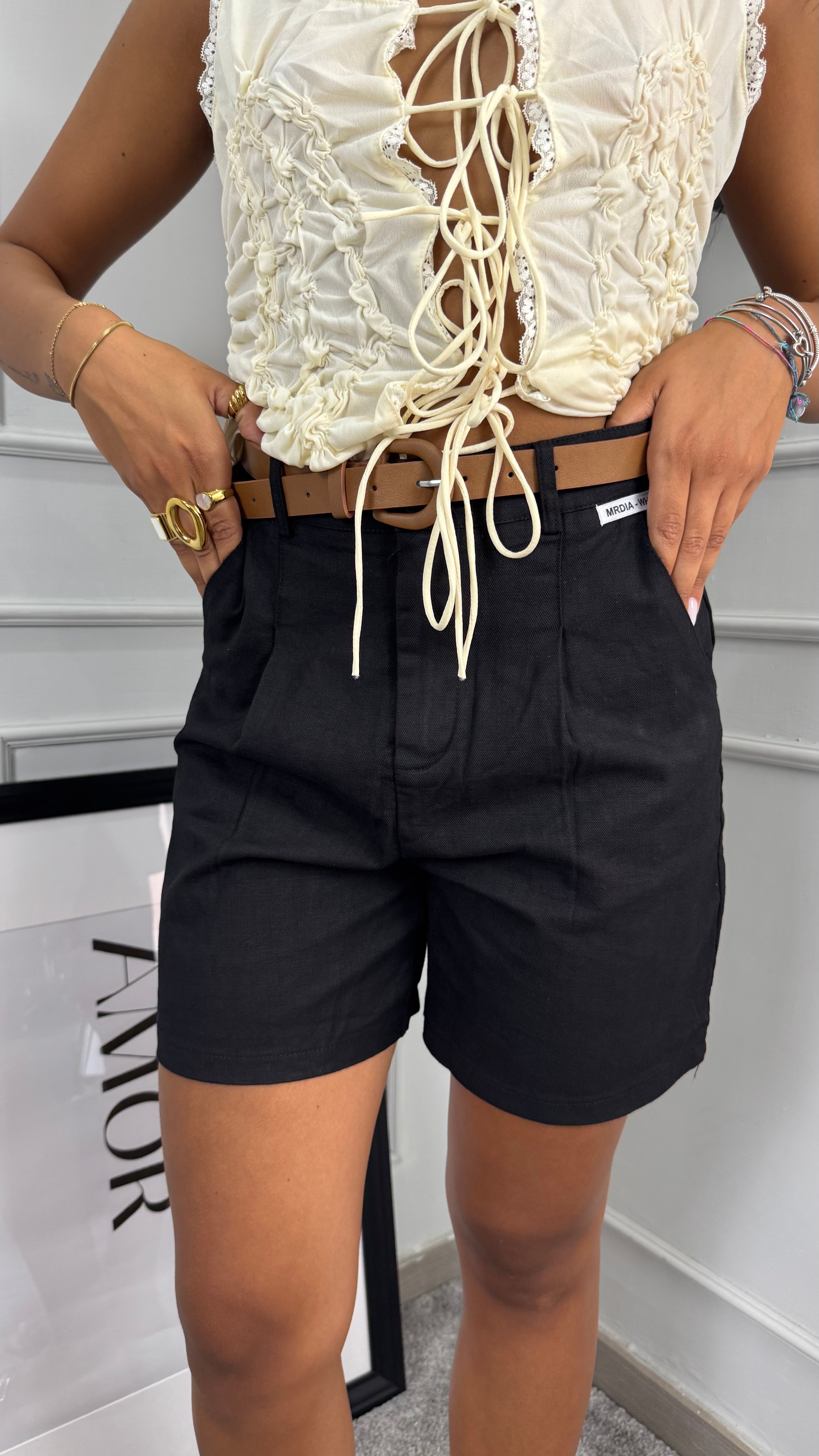 Shorts misto lino Kenya