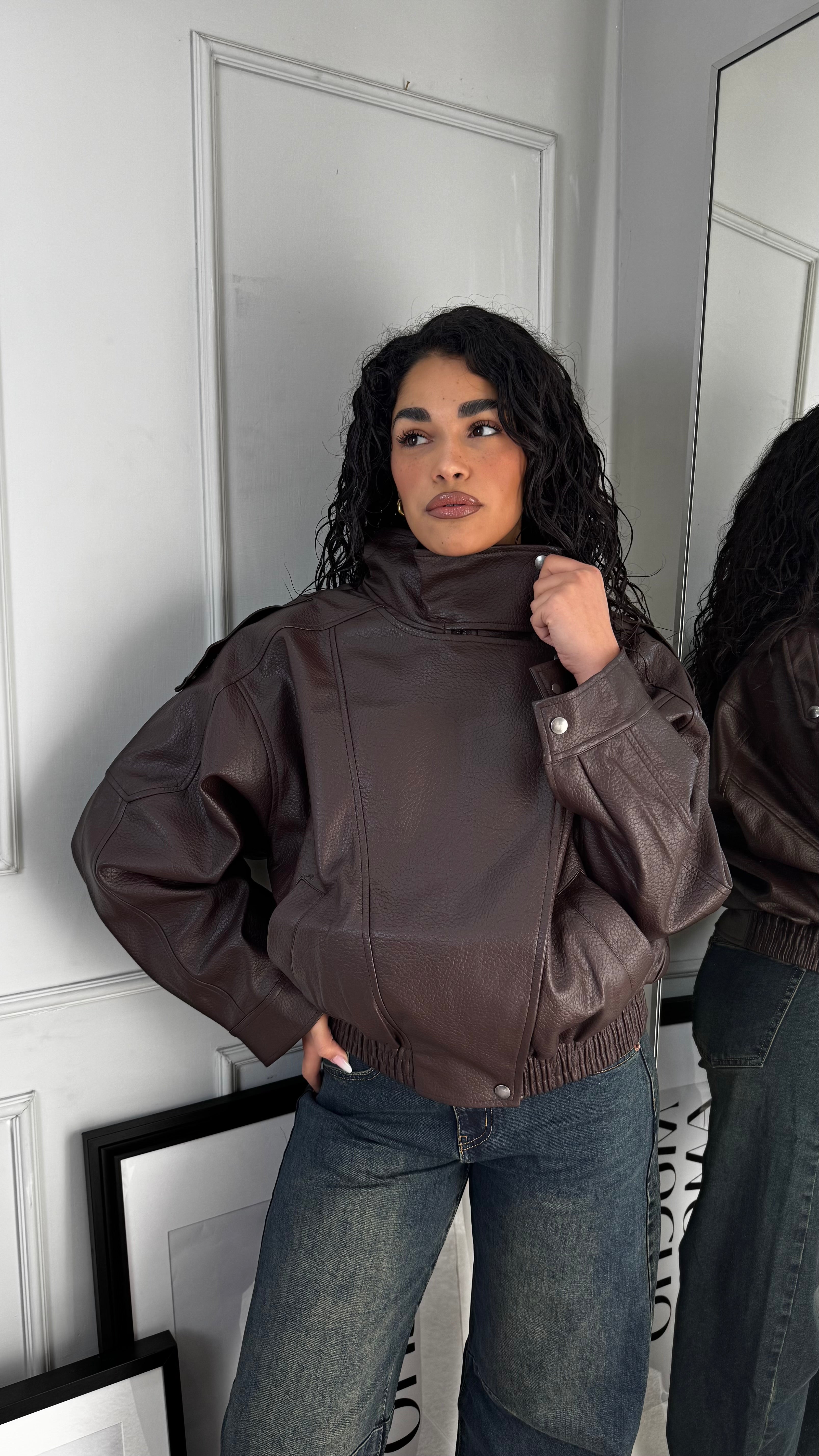 Giubbino ecopelle Zaira