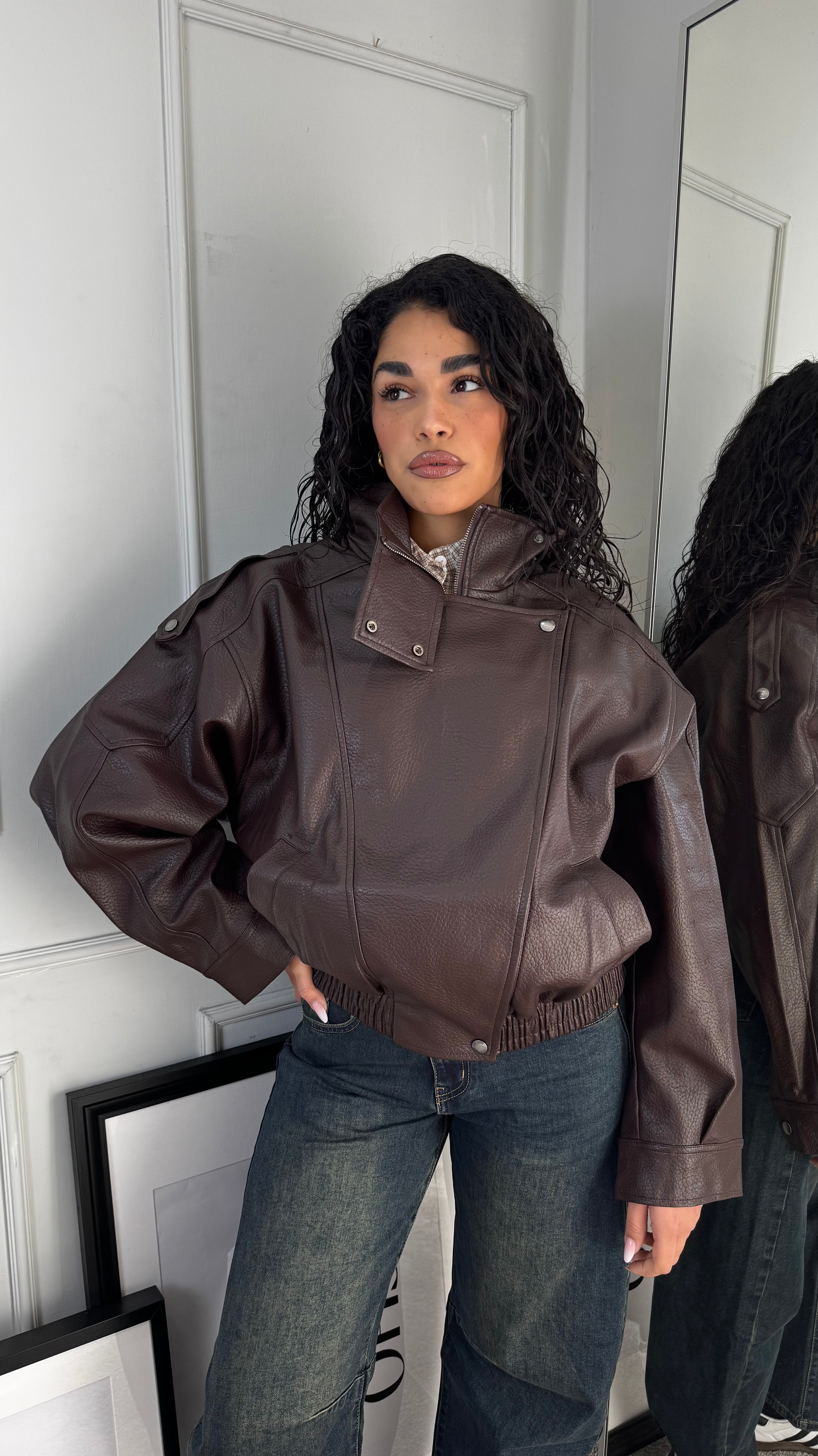 Giubbino ecopelle Zaira