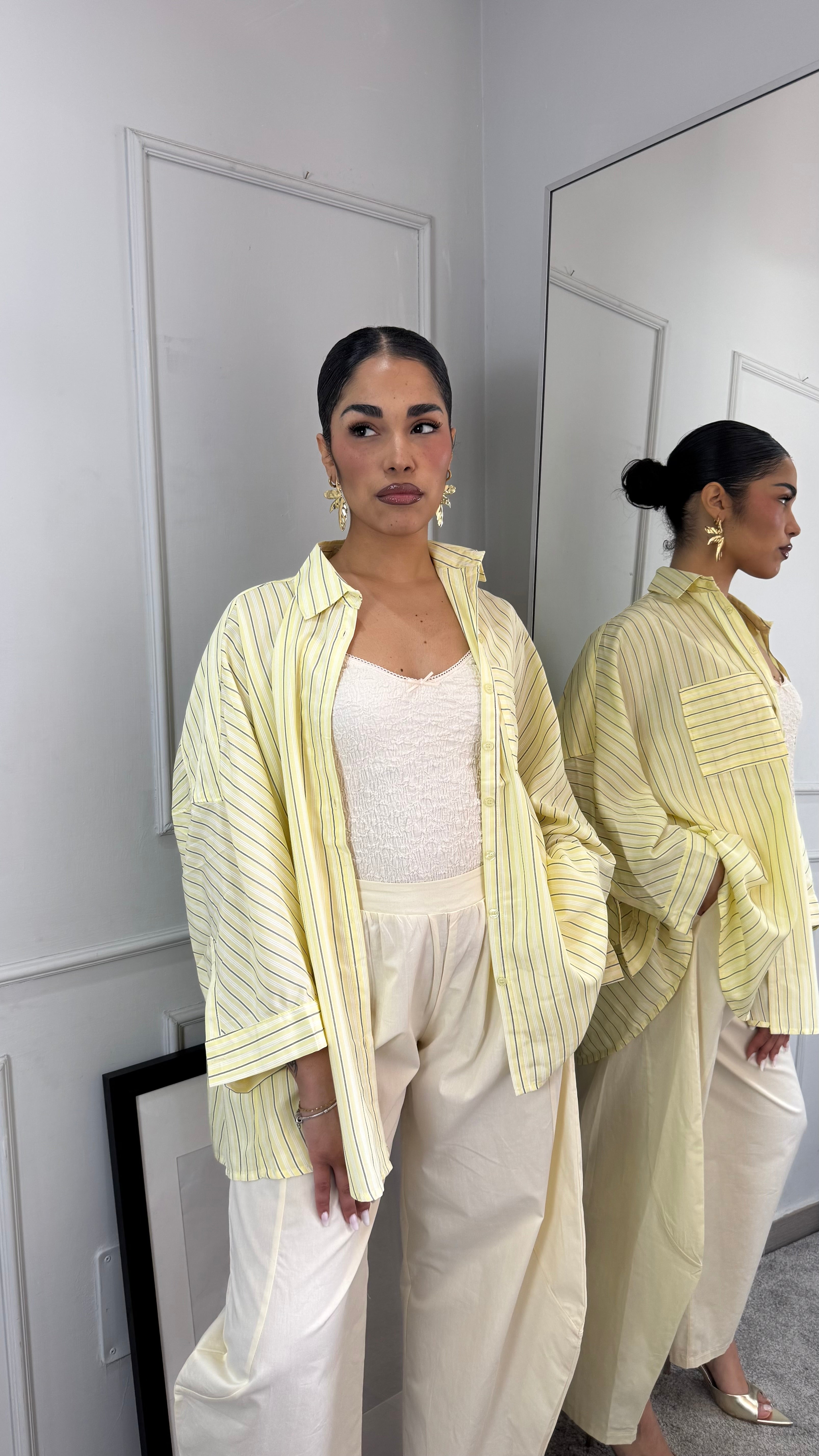 Camicia over a righe - Gieltotalook