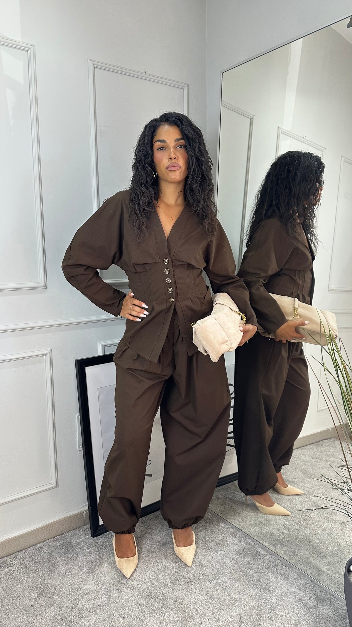 Coordinato London brown