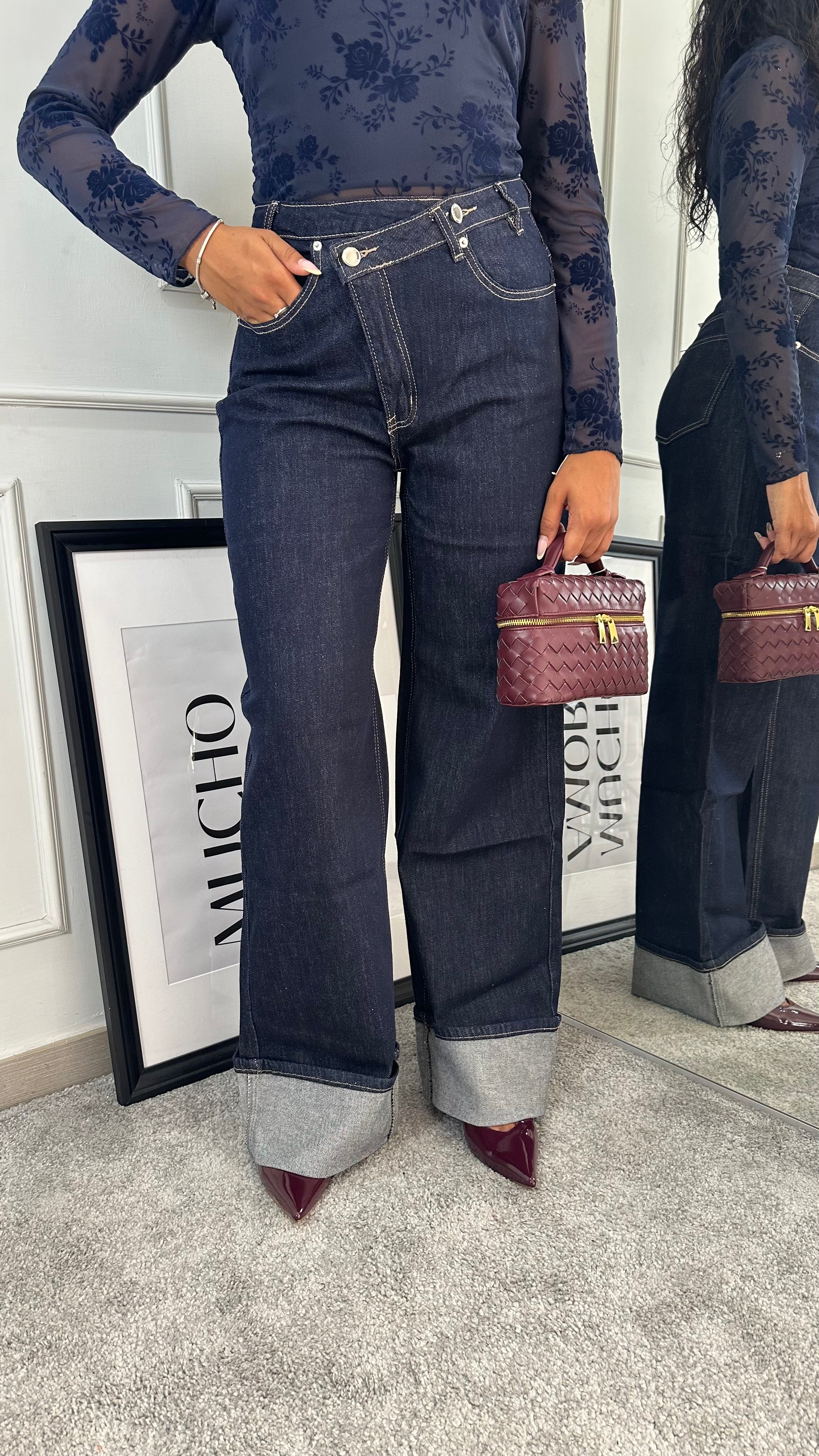 Jeans doppio bottone