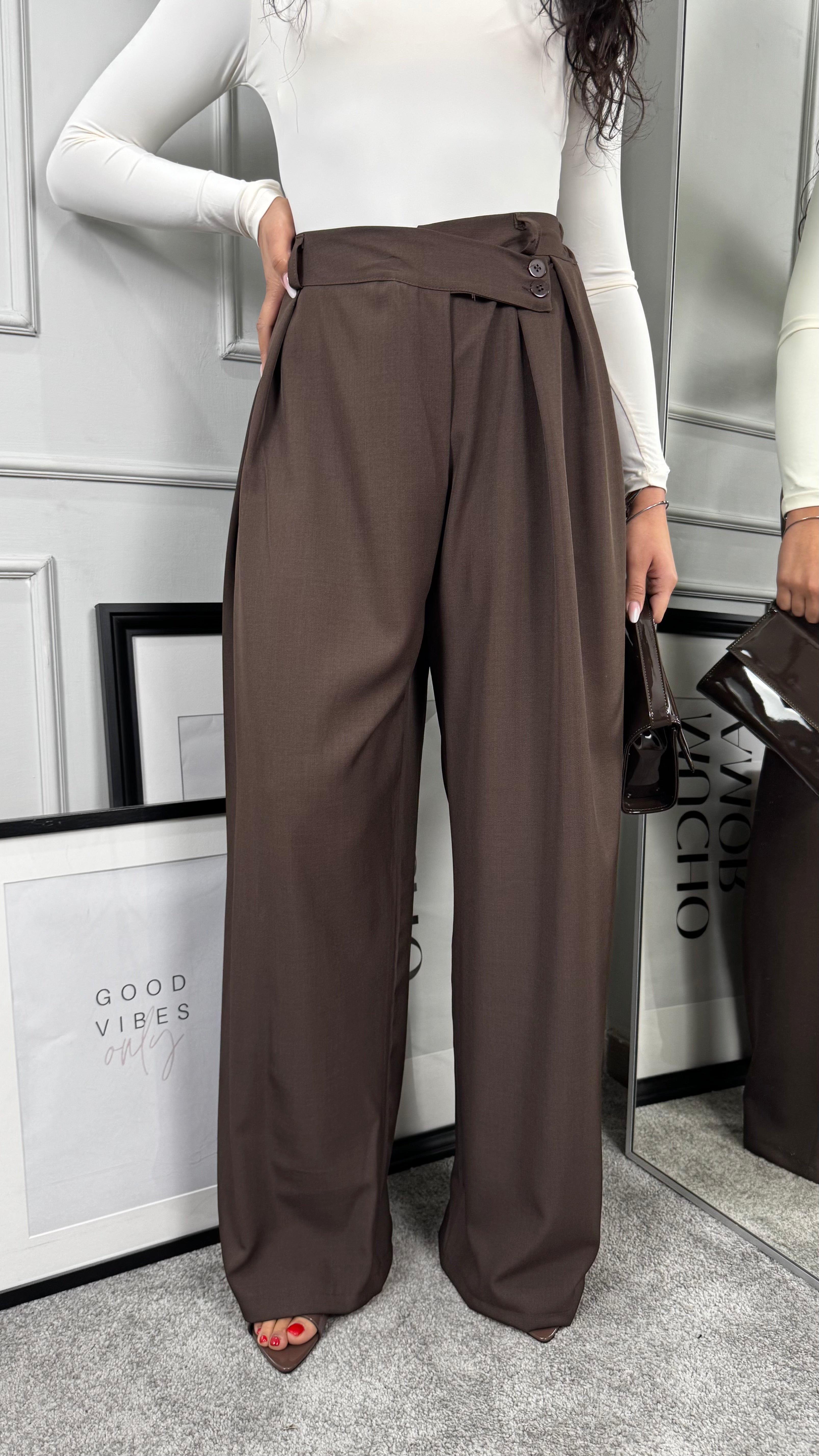 Pantaloni palazzo comfy