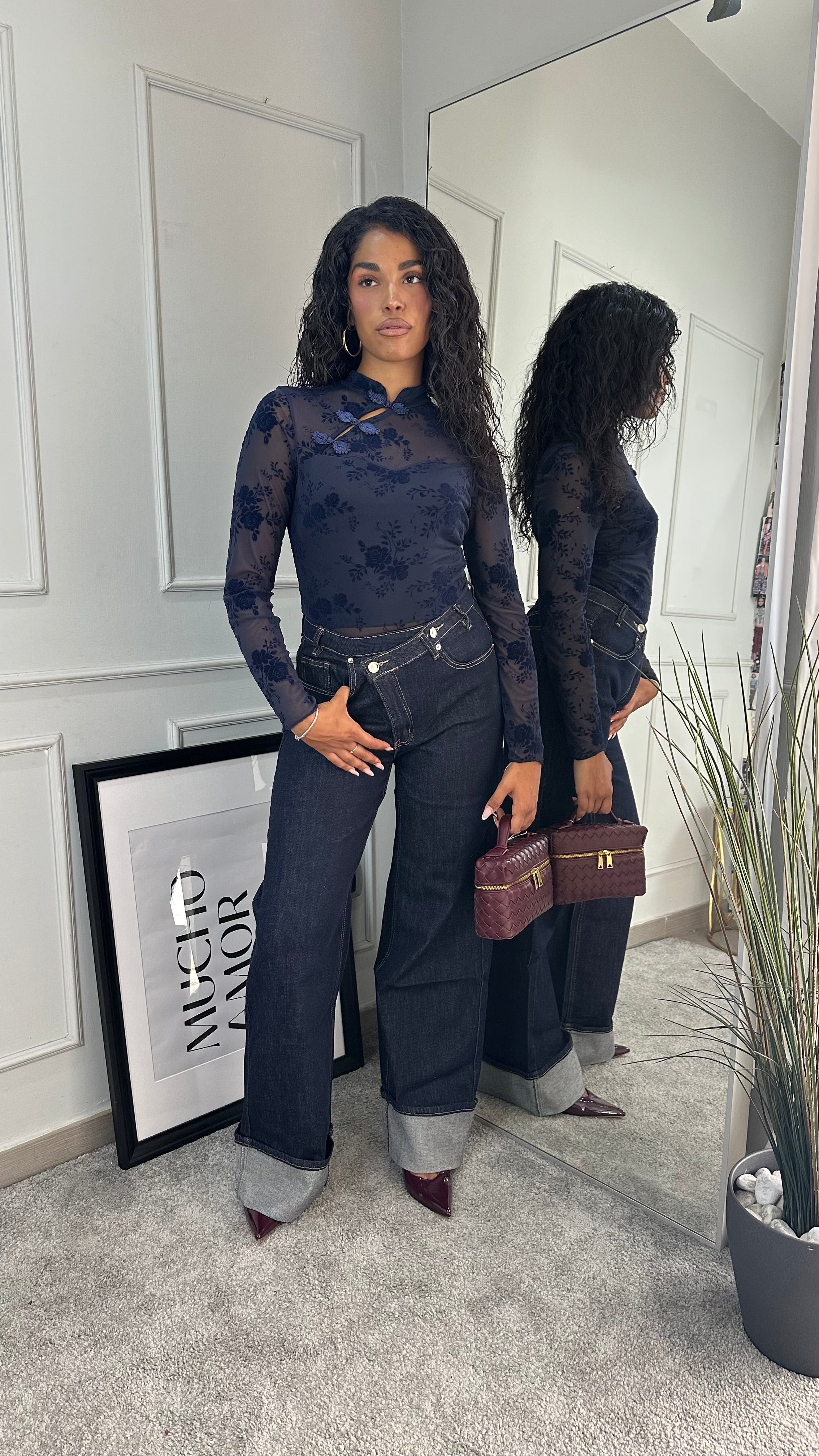 Jeans doppio bottone
