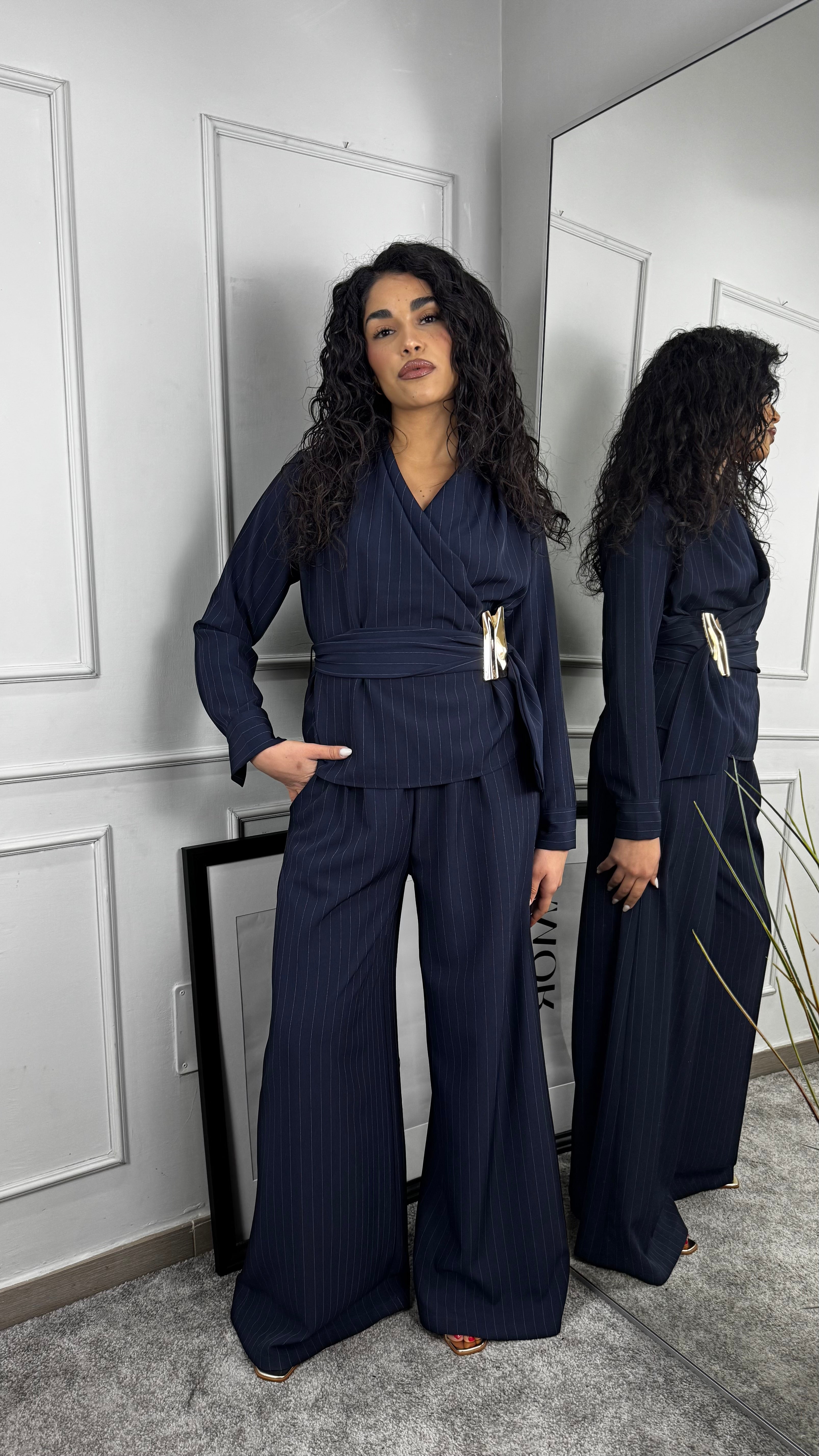 Coordinato gessato zaila