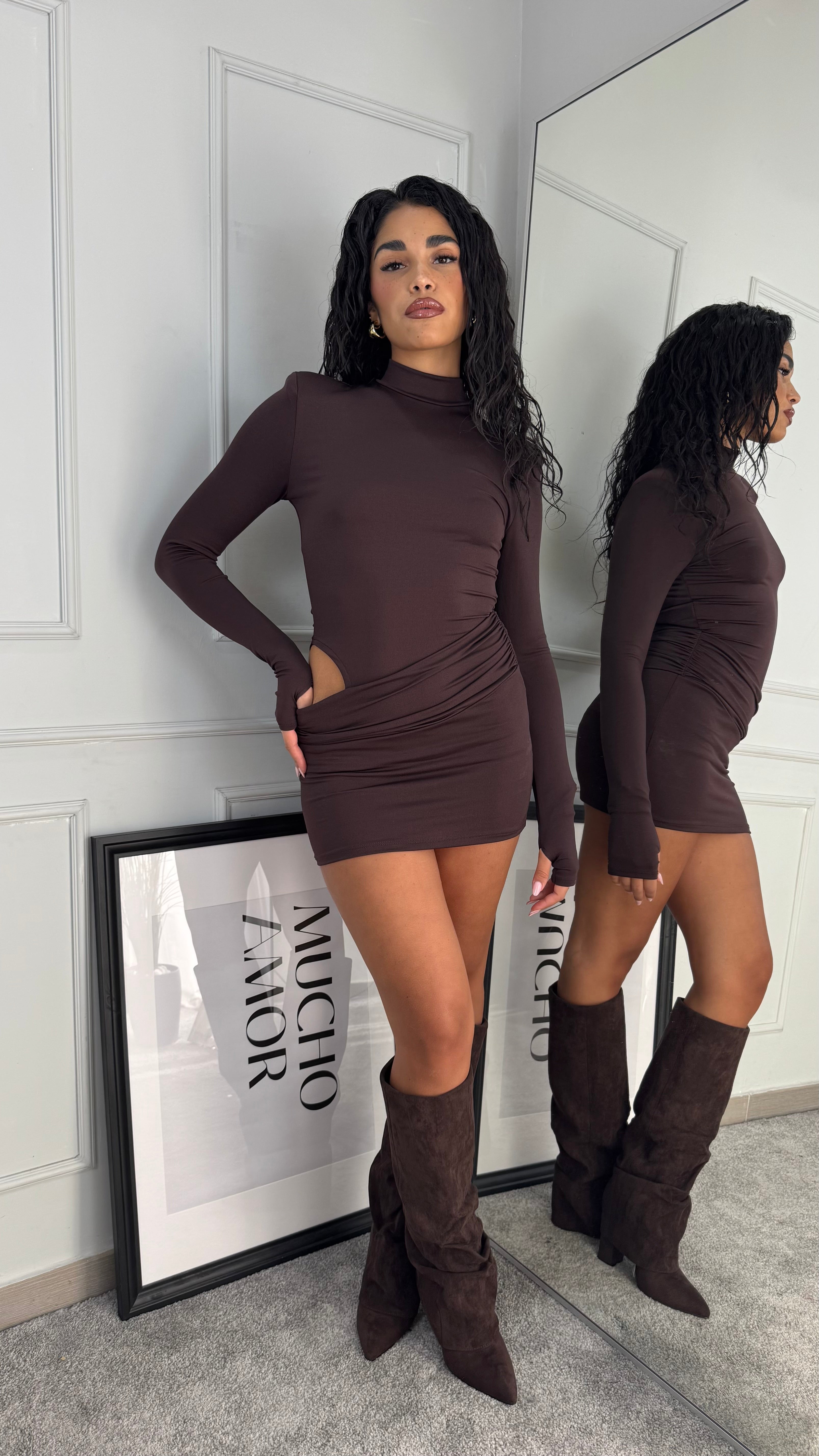 Abito mini cut out