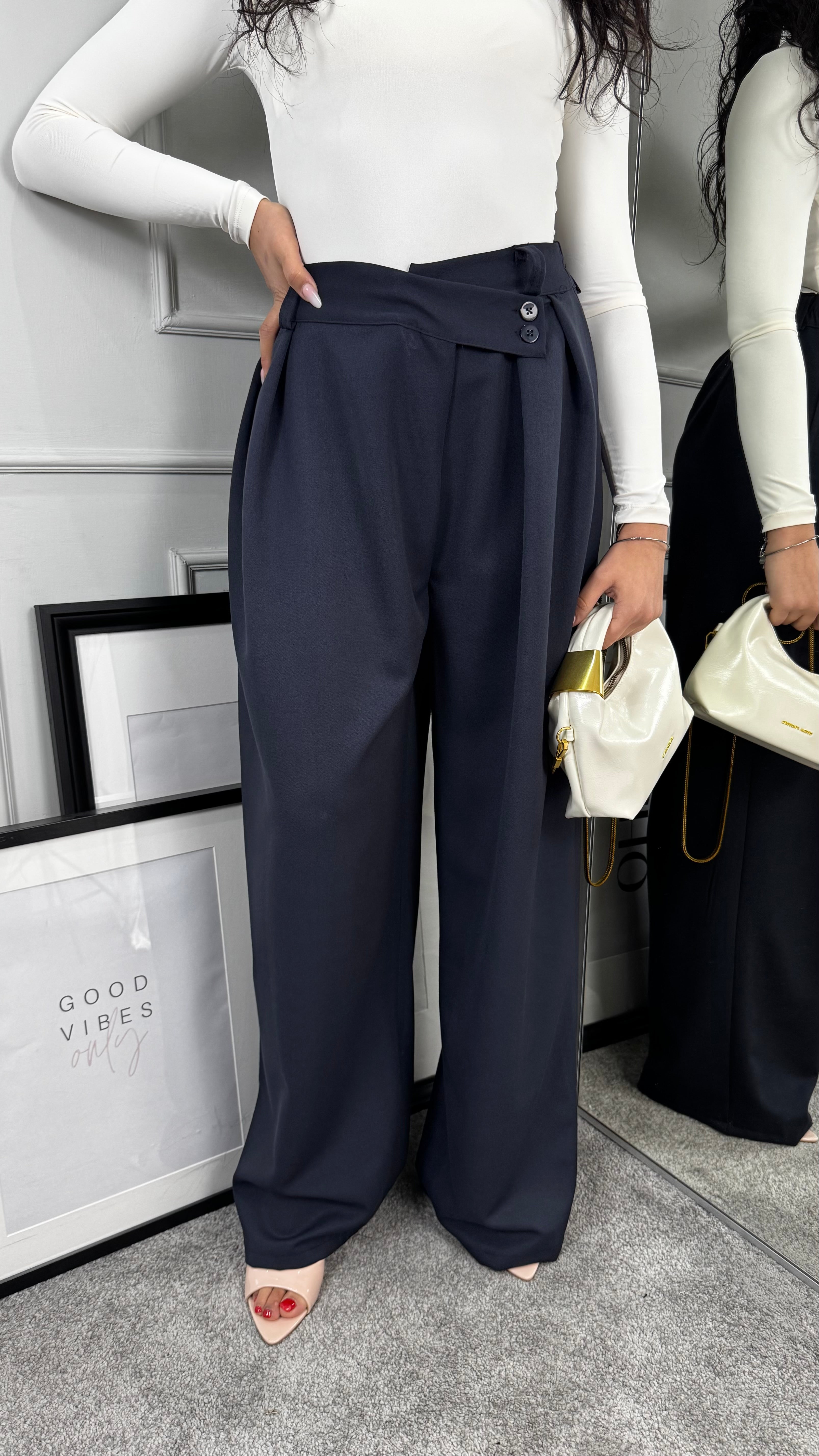 Pantaloni palazzo comfy