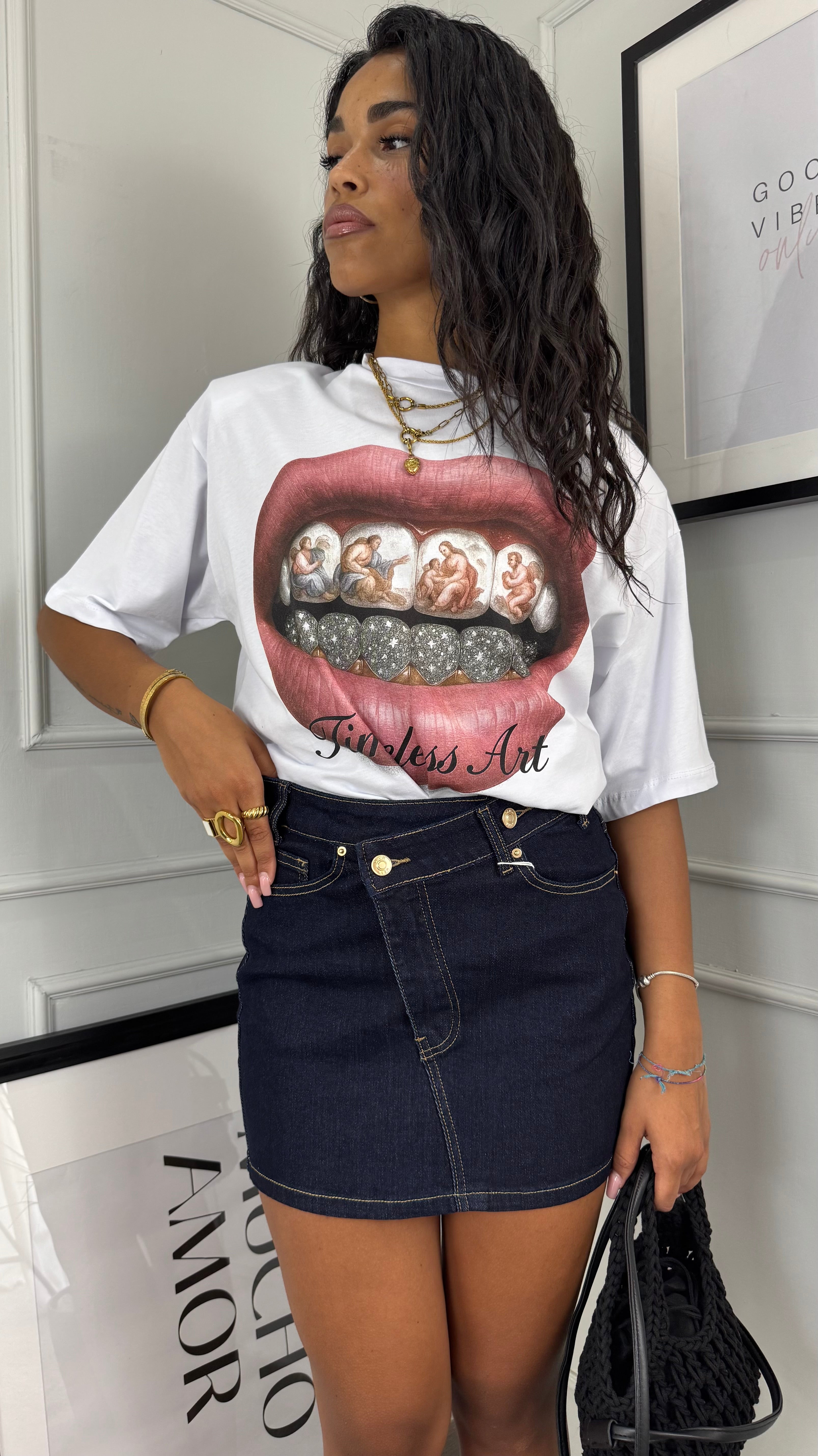 T-shirt timeless art - Gieltotalook