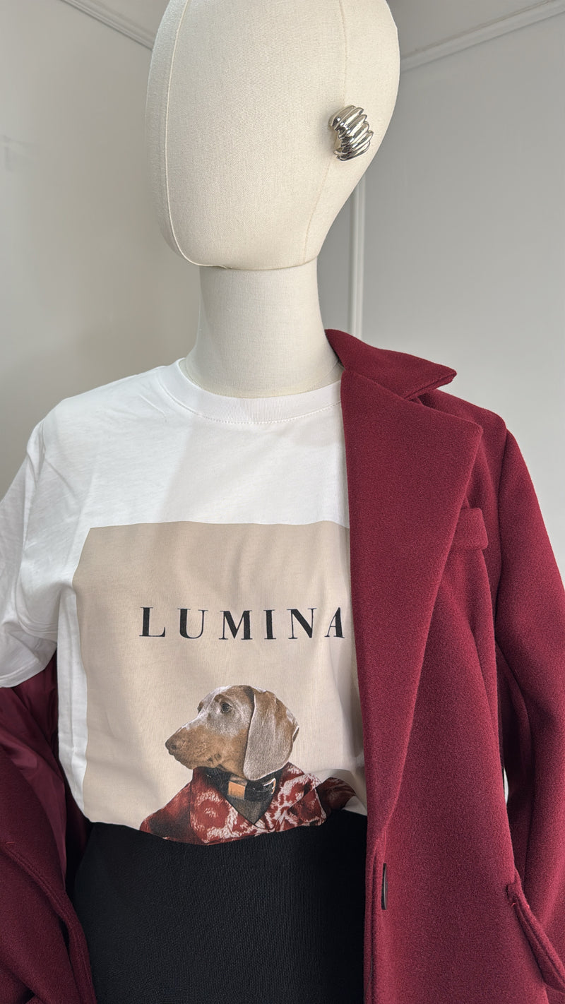 T-shirt dog lumina