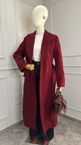 Cappotto lumina bordeaux