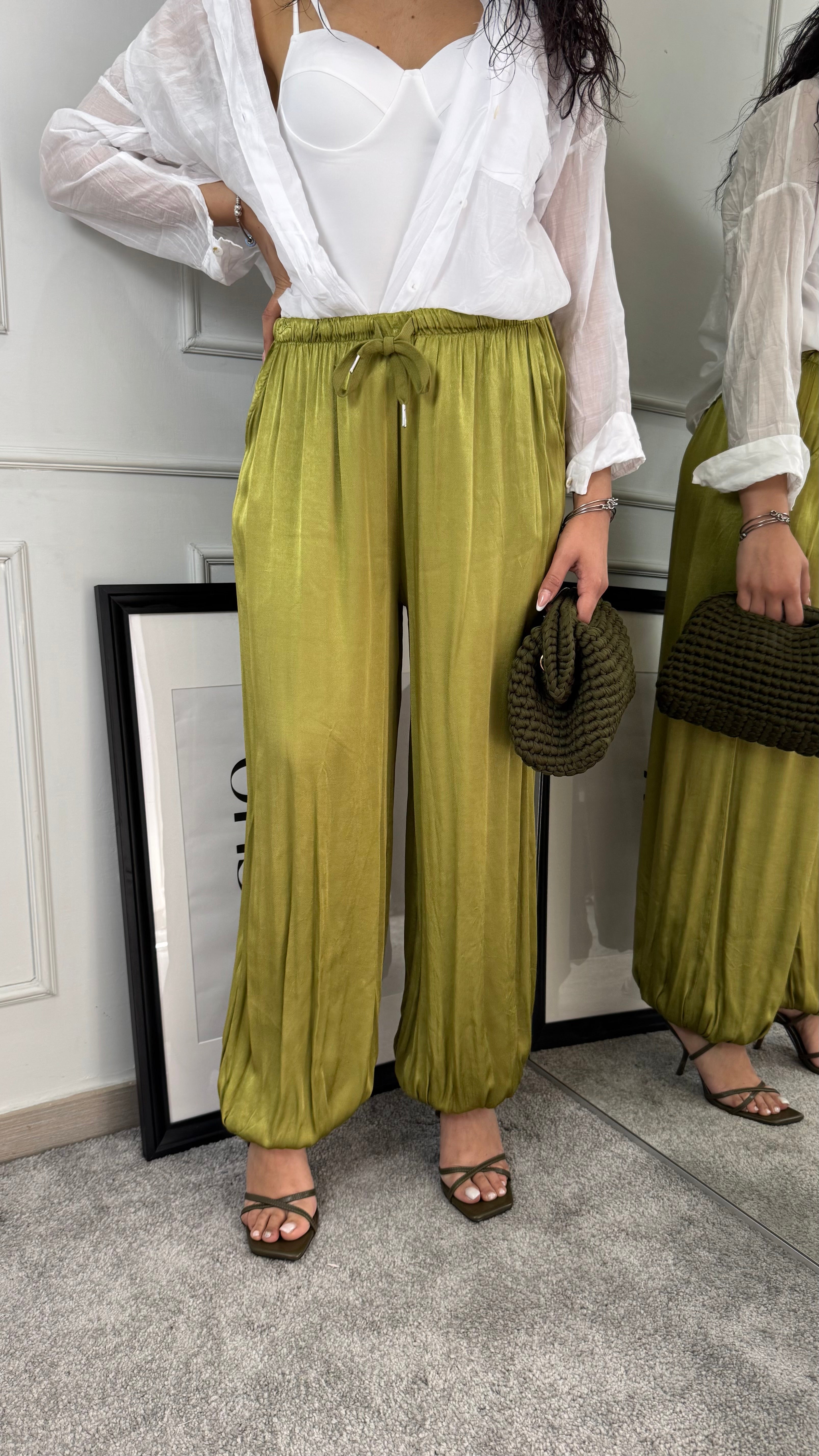 Pantaloni satin - Gieltotalook