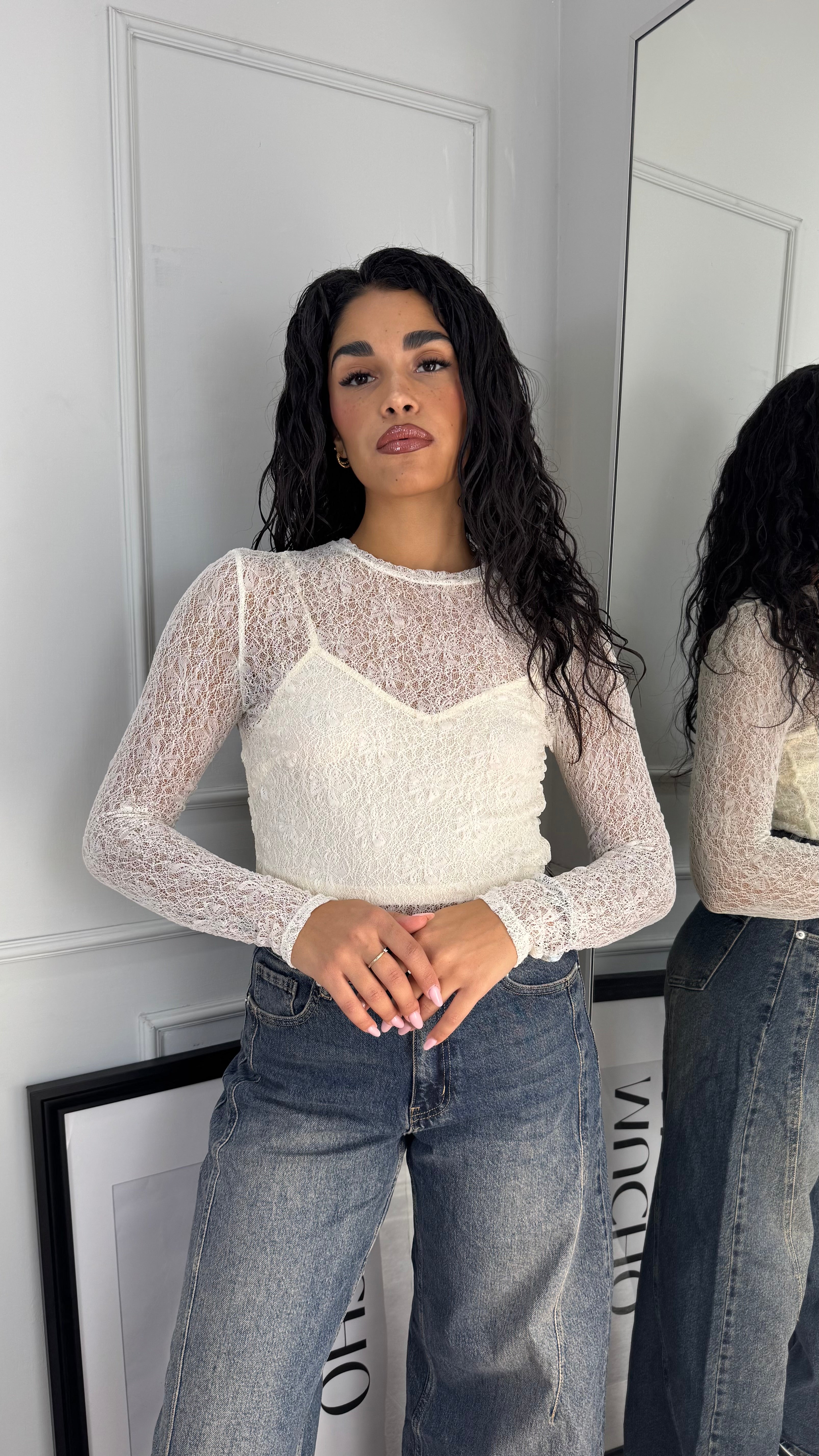 Maglia in pizzo Iily