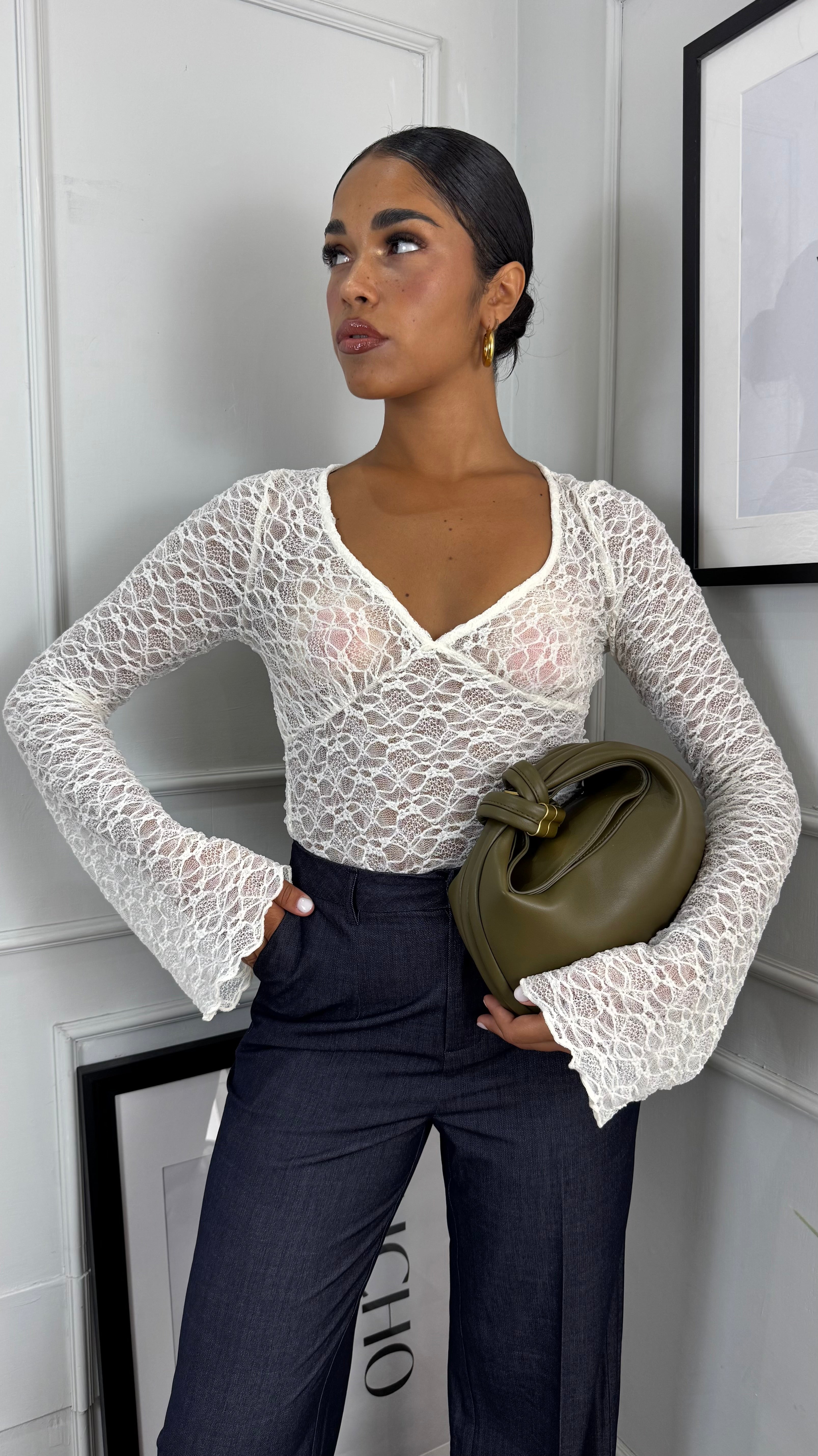 Maglia in pizzo