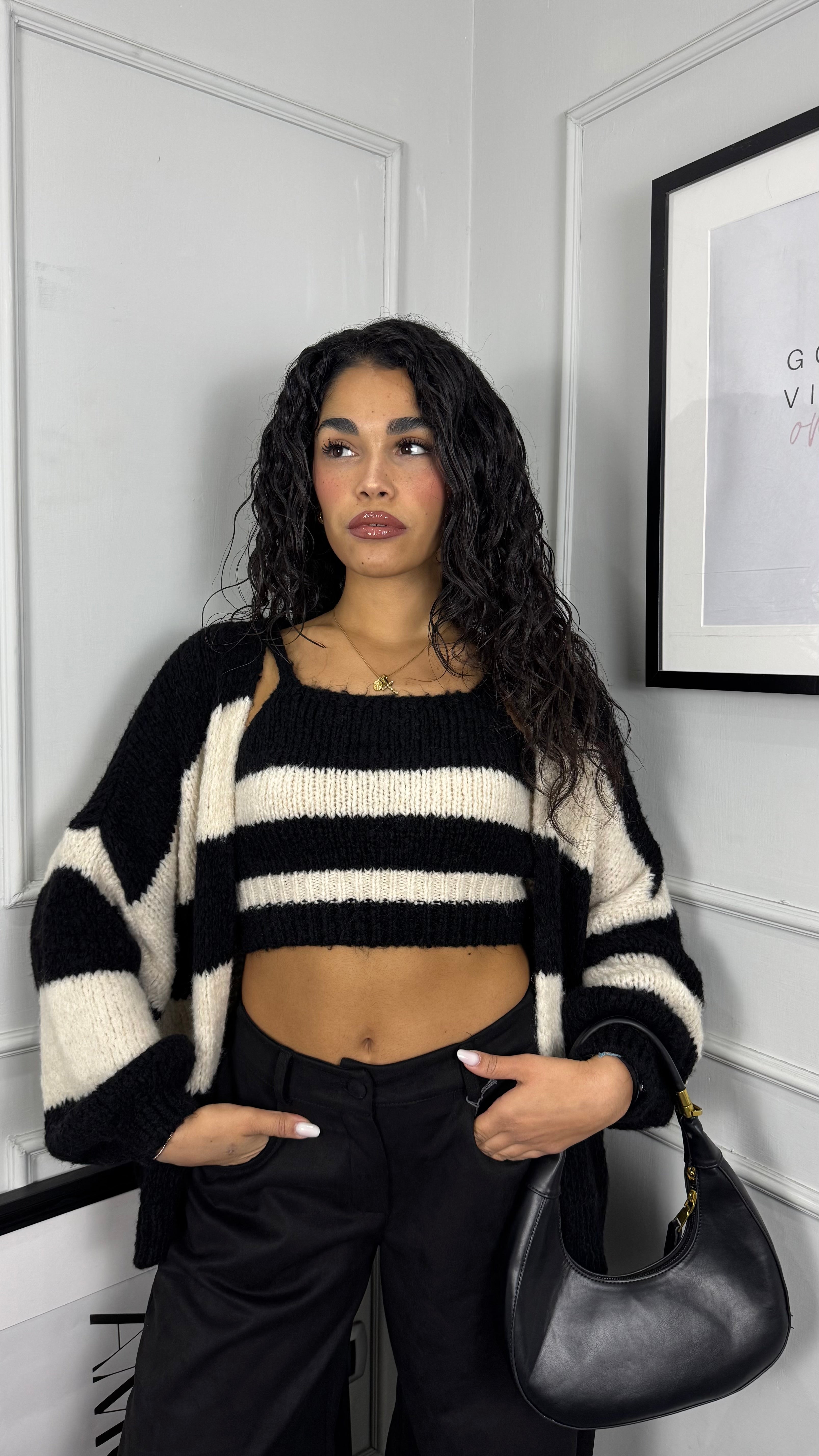 Twinset black and white