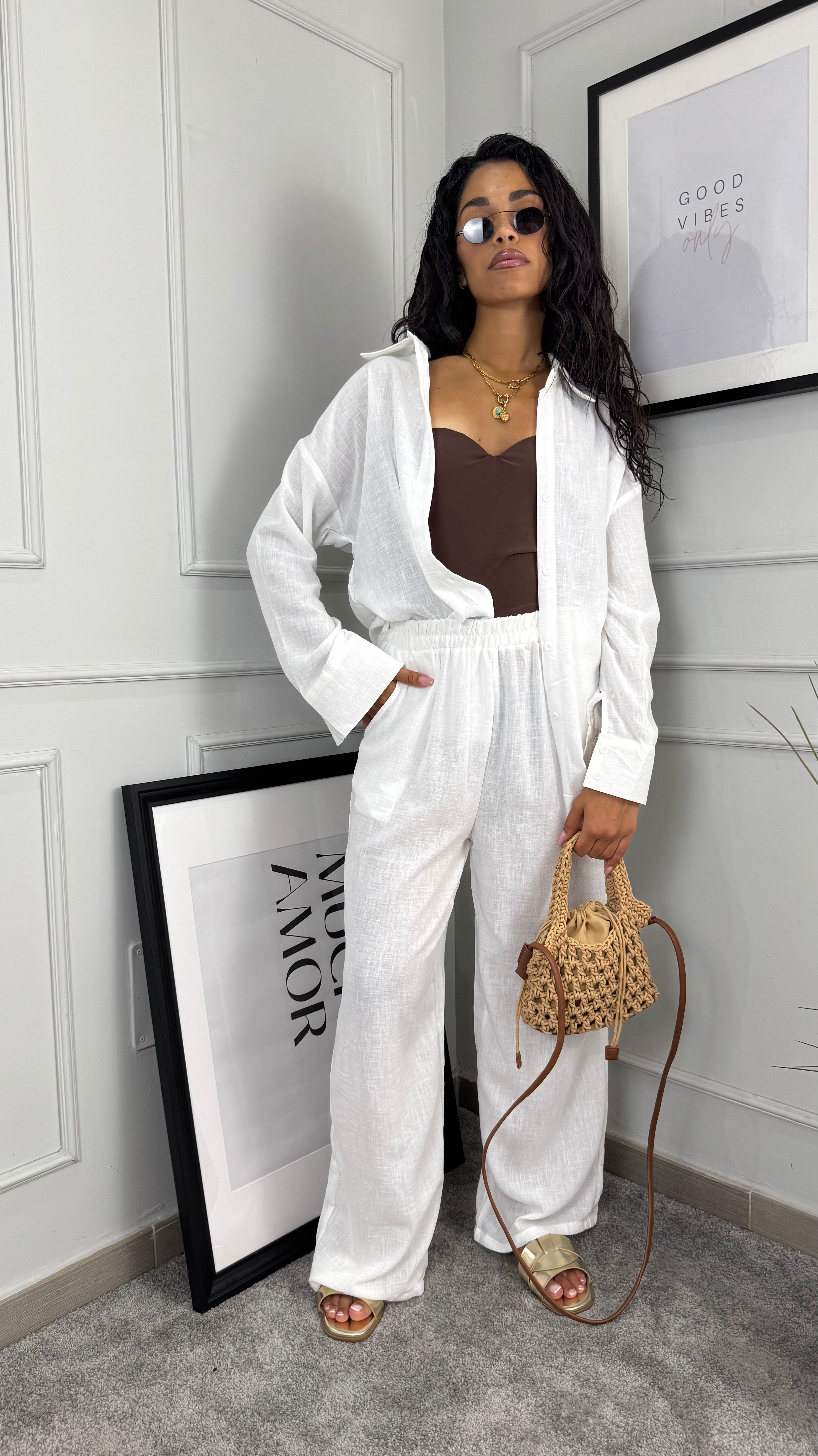 Coordinato misto lino lory - Gieltotalook