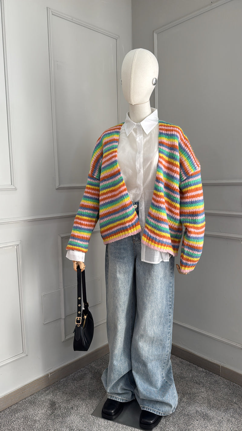 Cardigan rainbow