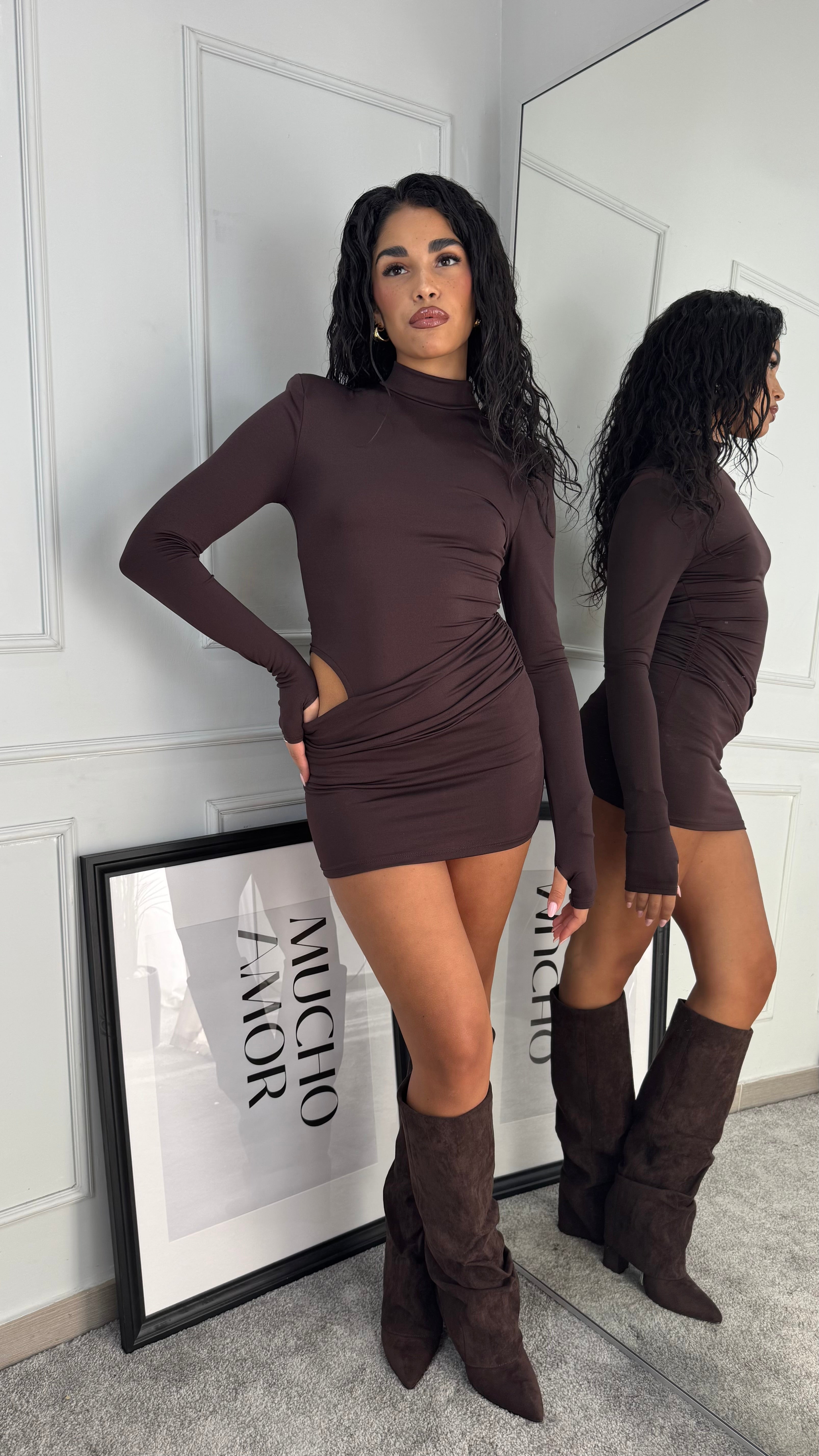 Abito mini cut out