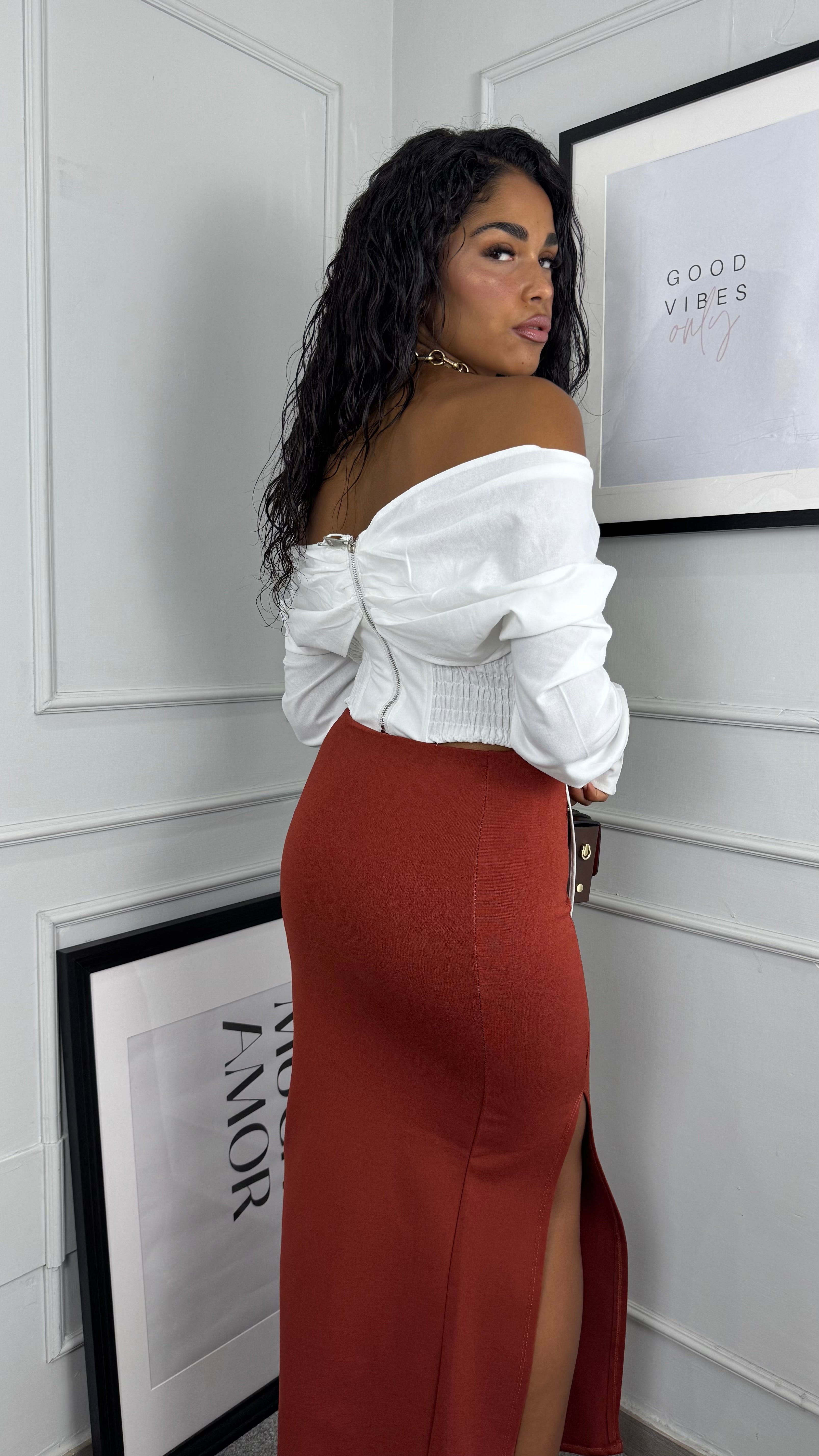 Camicia corpetto con lacci