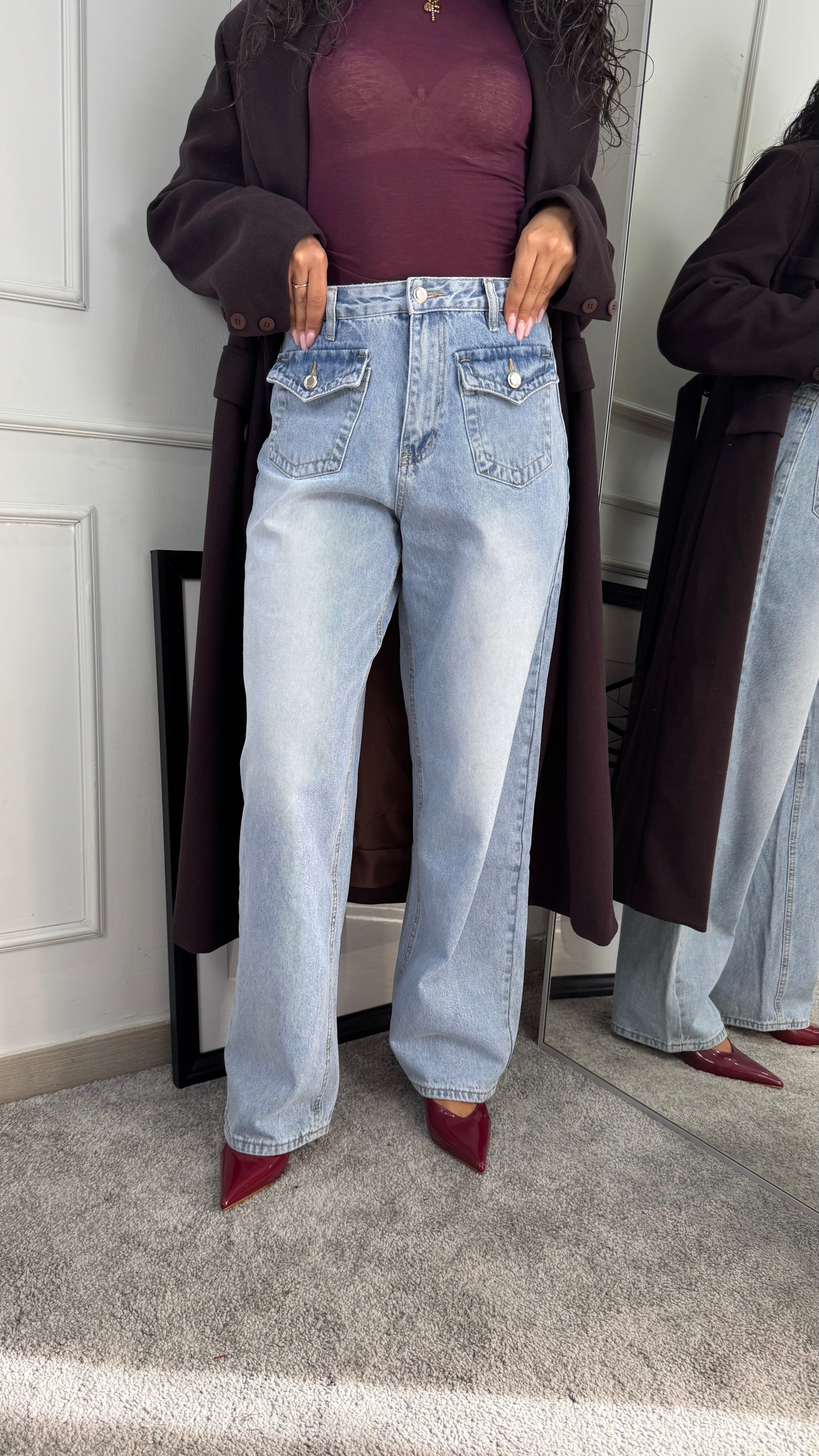 Jeans tasche frontali