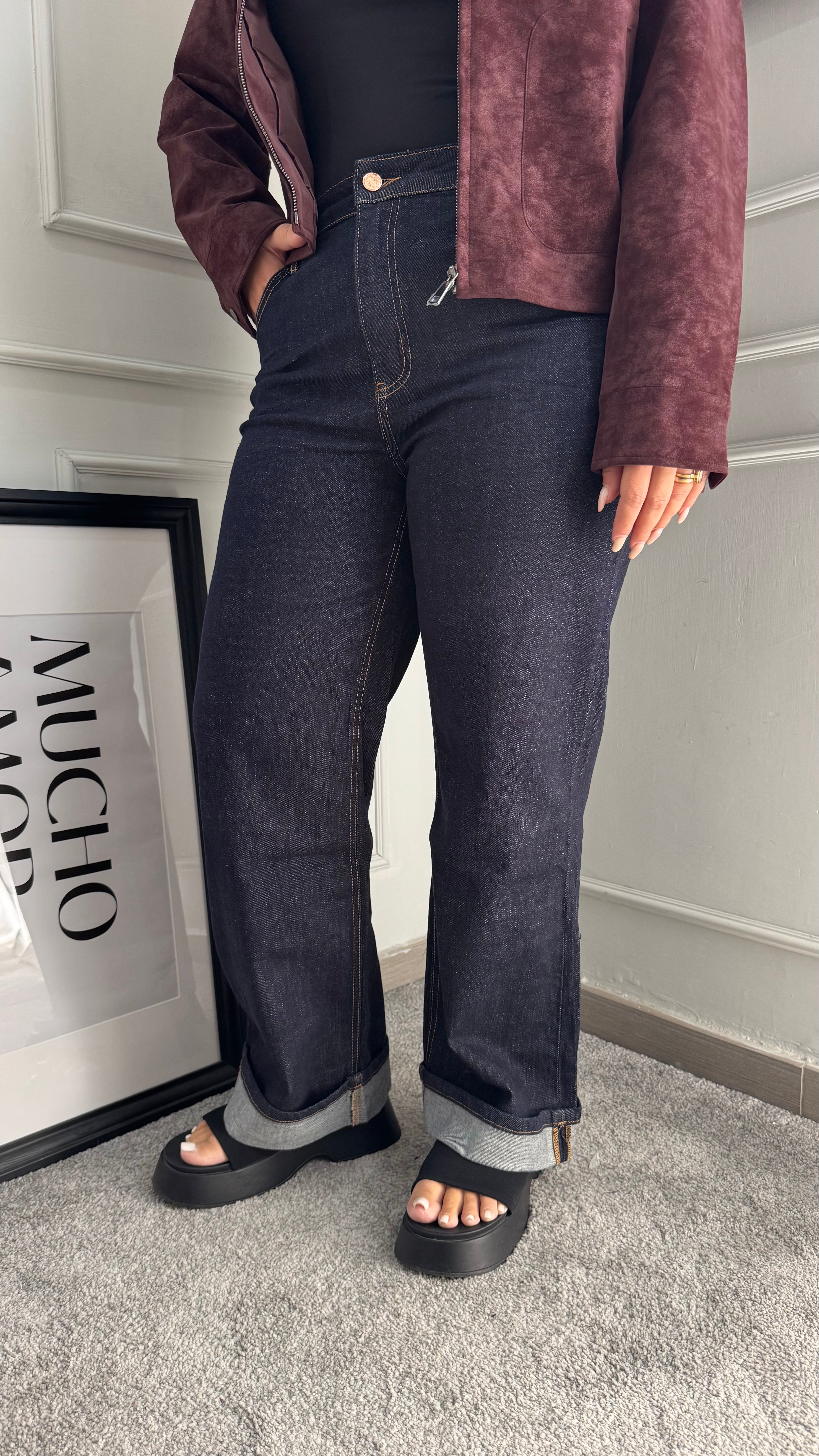 Jeans piega curvy