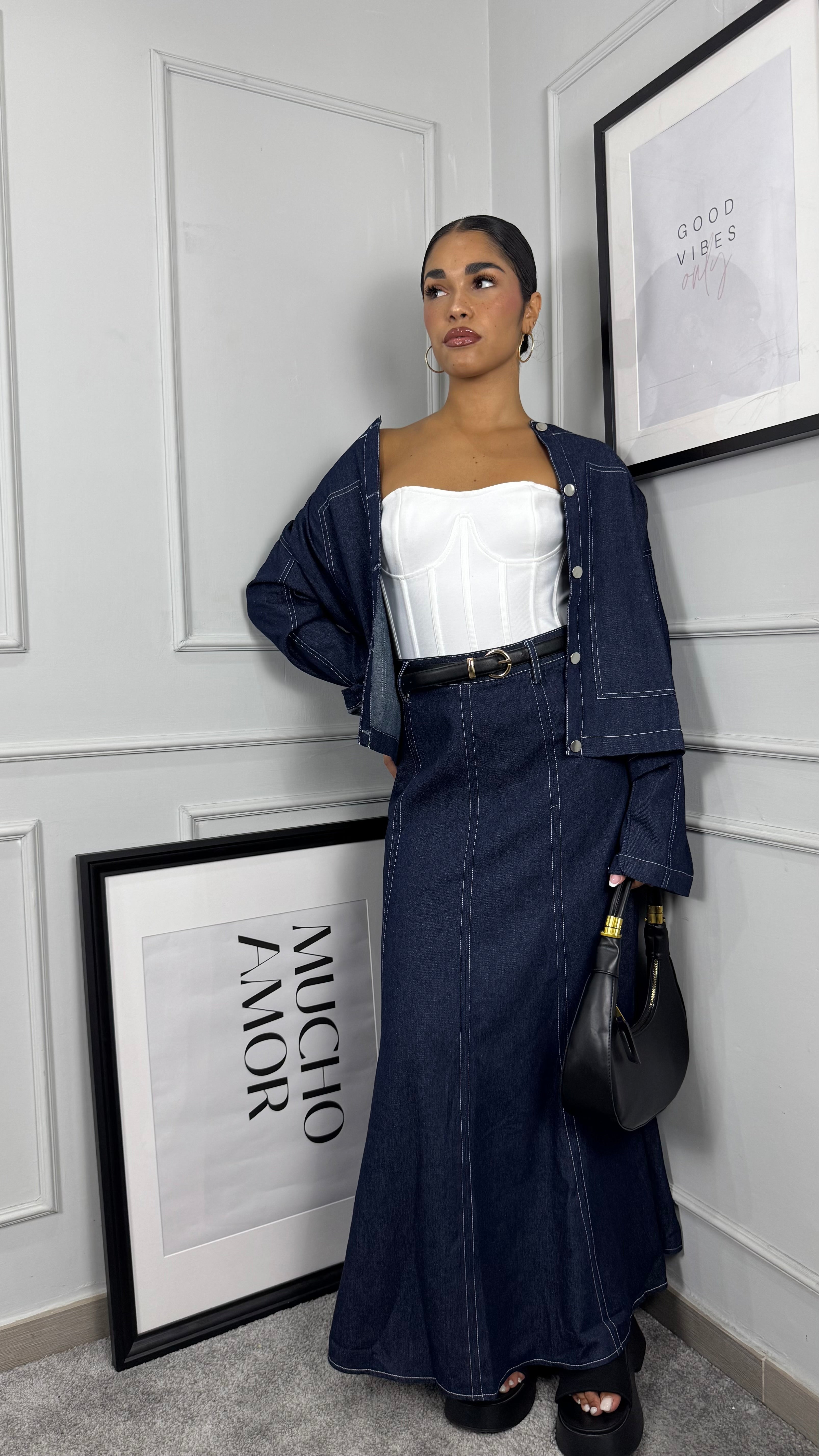 Coordinato Denim grease
