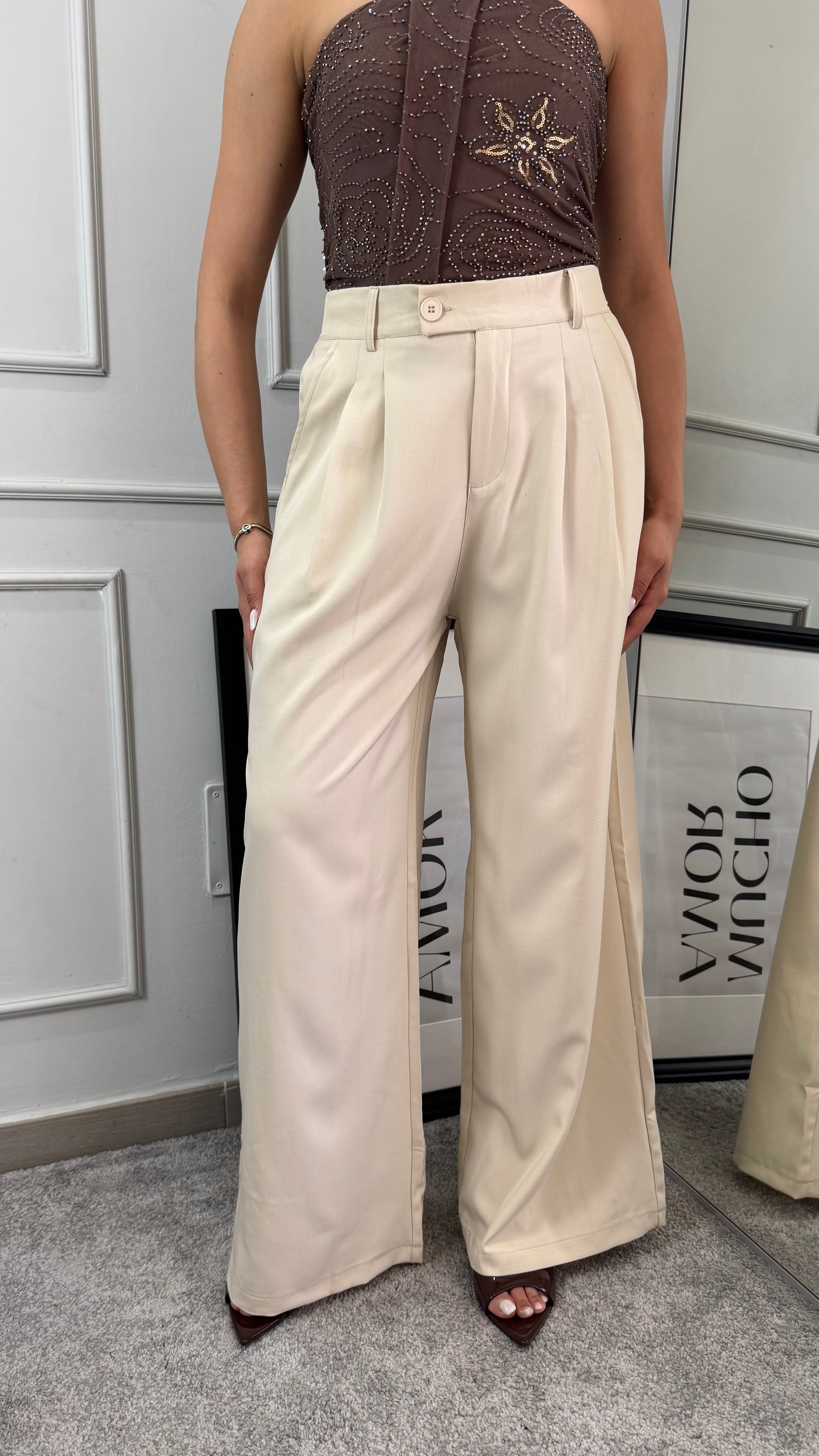 Pantaloni classici con pence - Gieltotalook