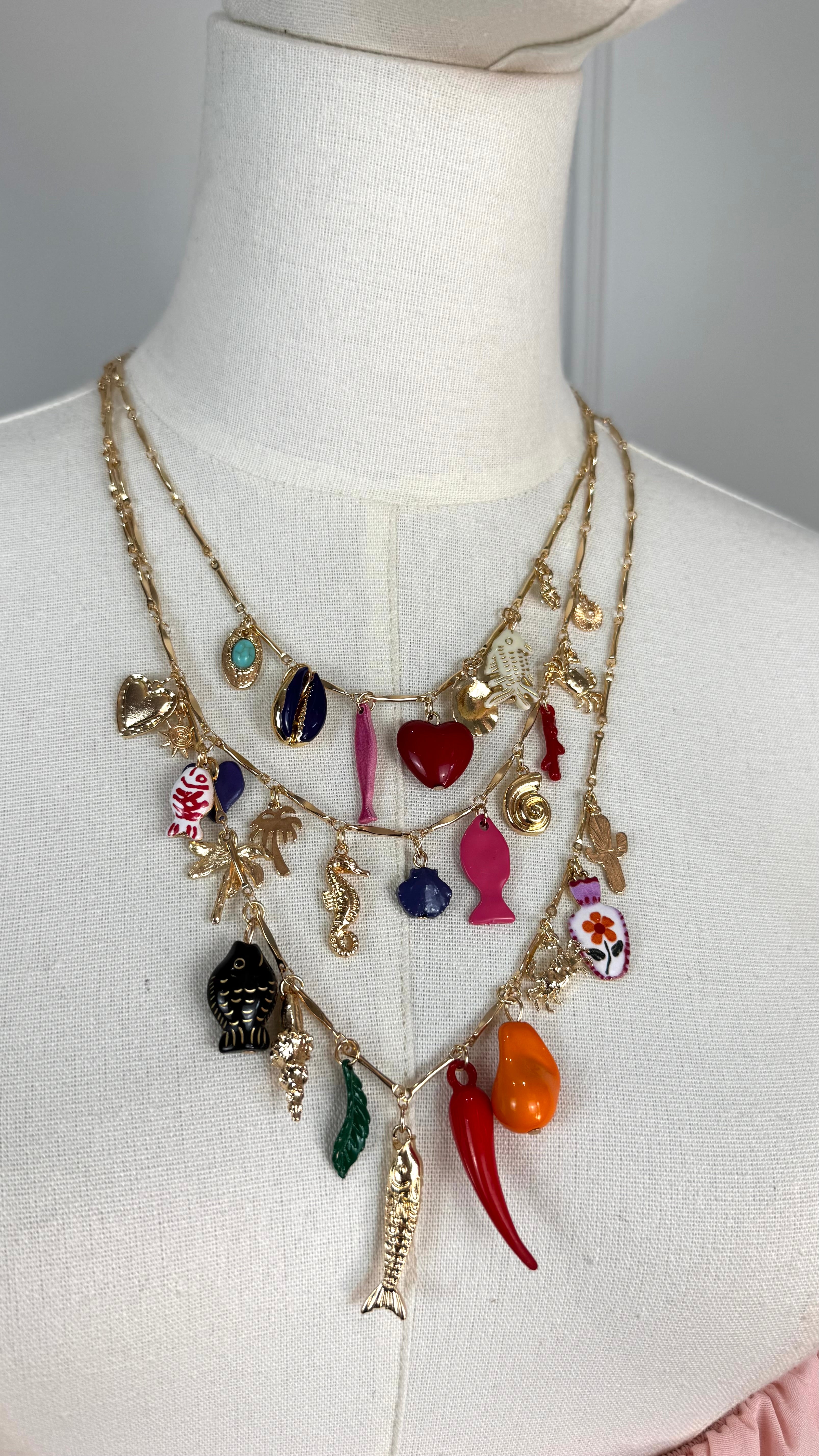 Collana 3in1 charms