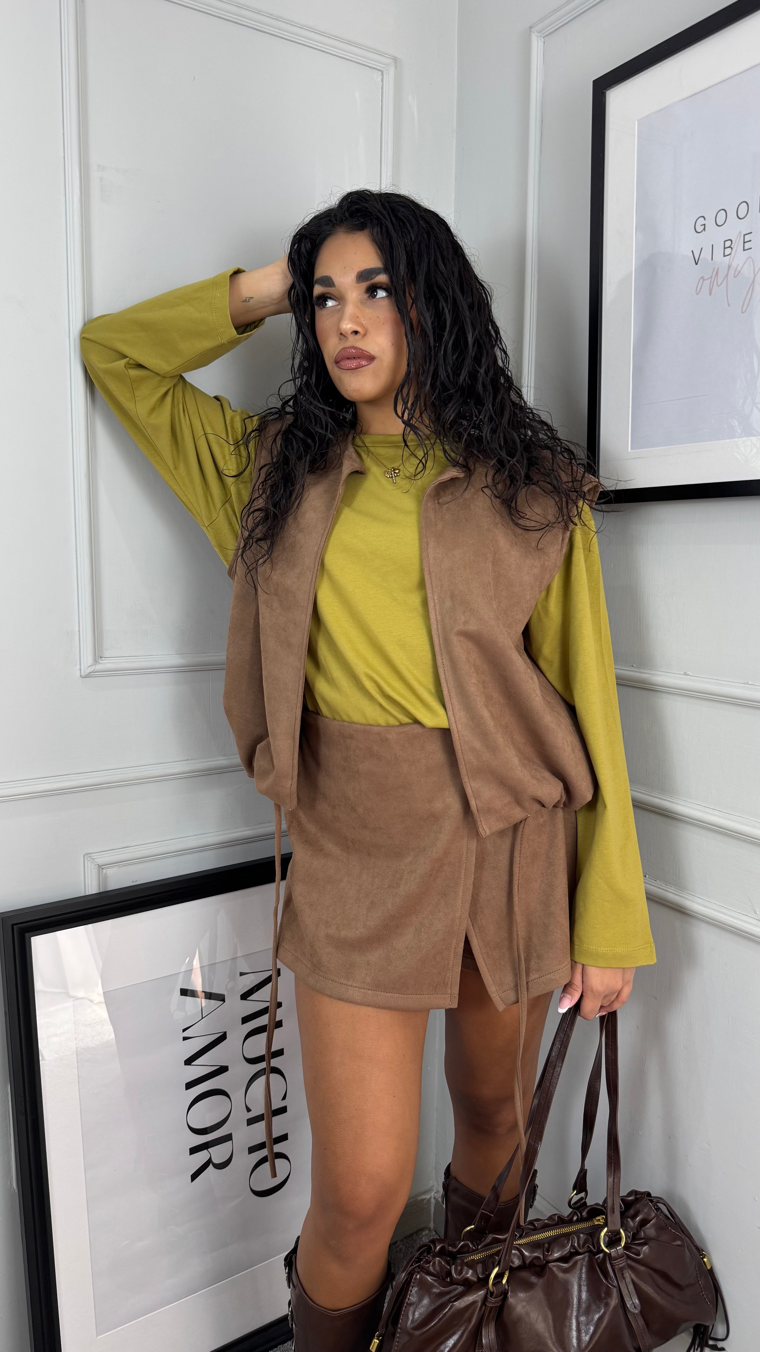 Coordinato suede Corinne