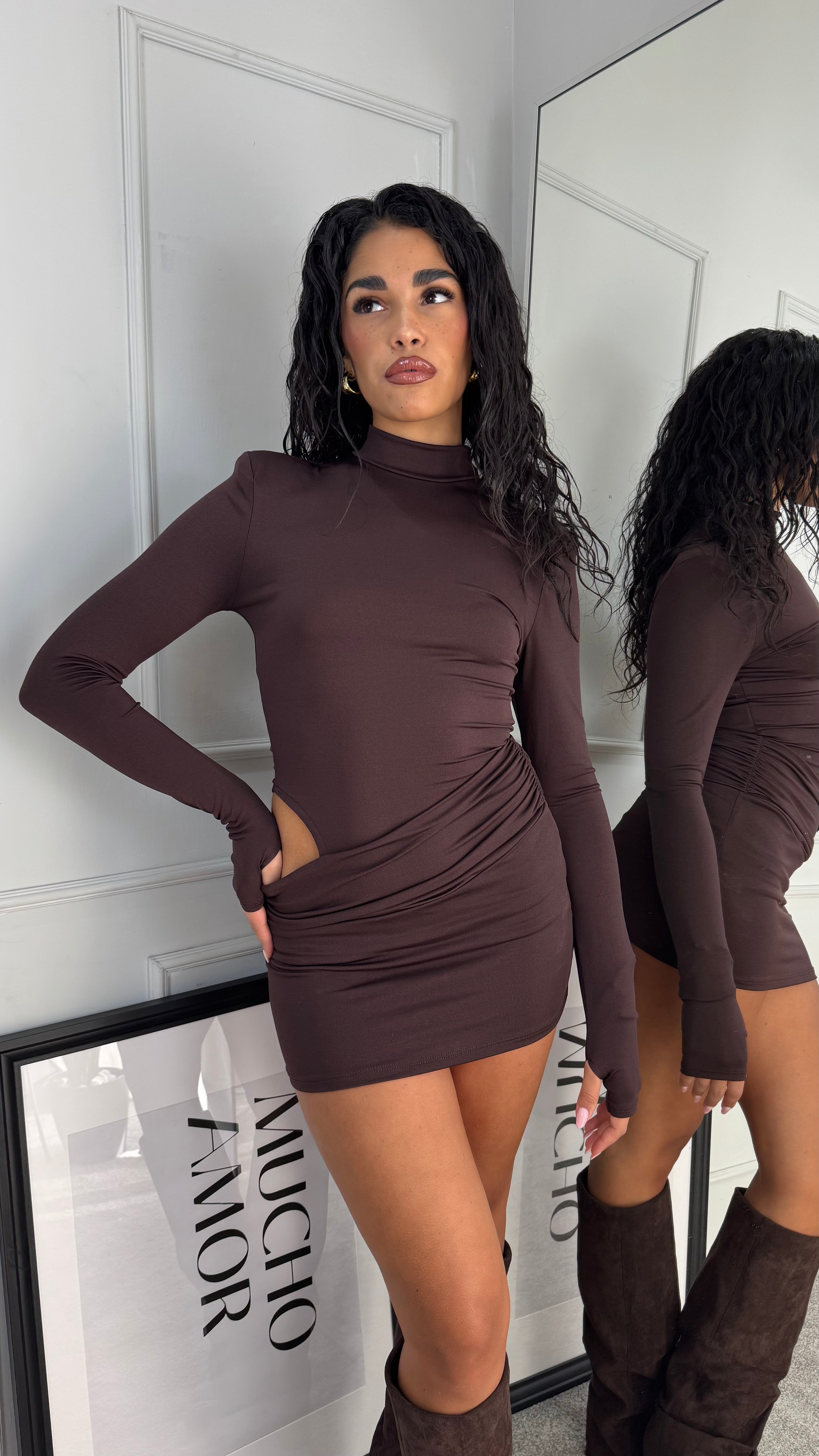 Abito mini cut out