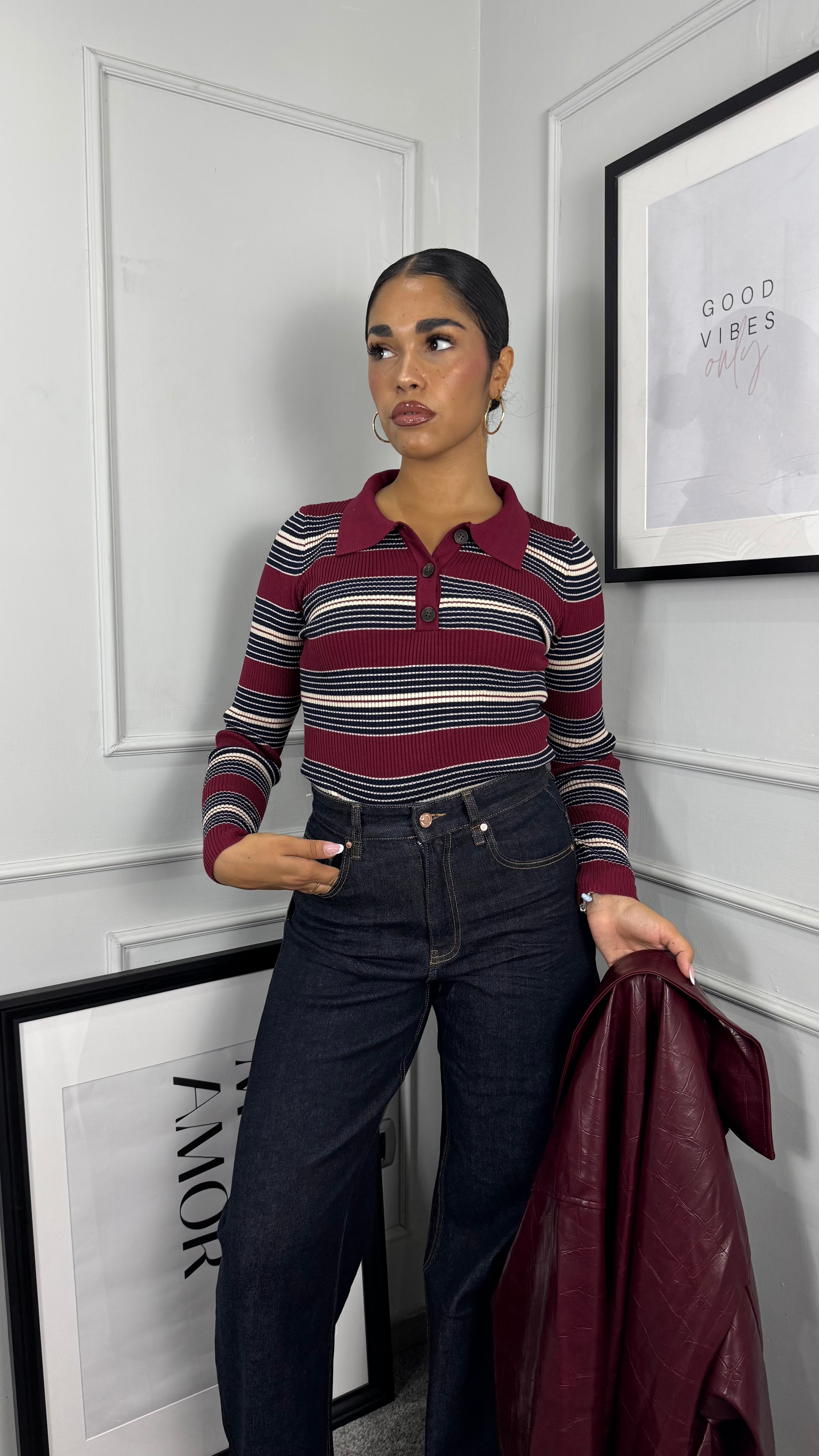 Polo righe monique