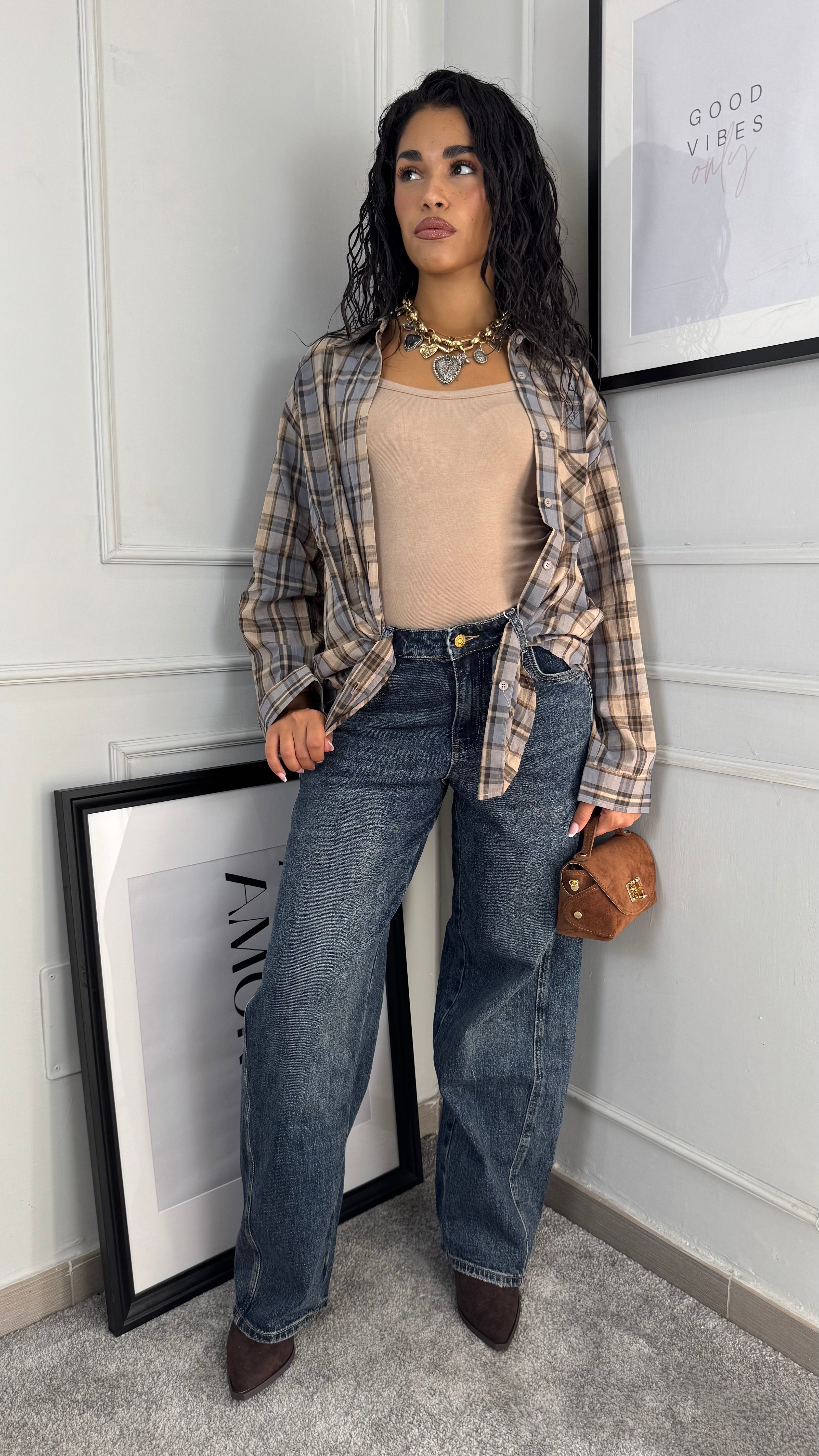Jeans marmorizzato