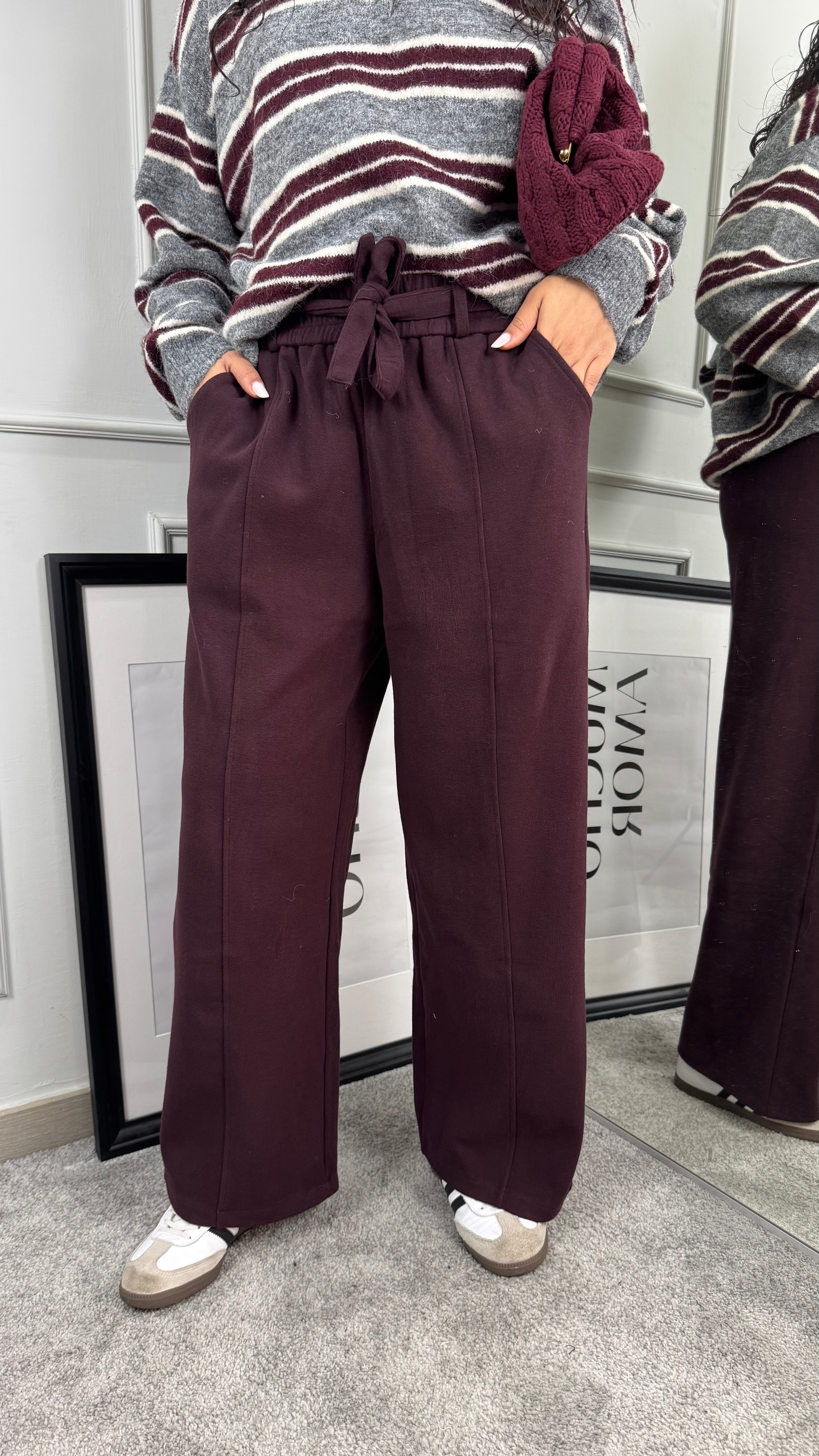 Pantaloni in lana monique