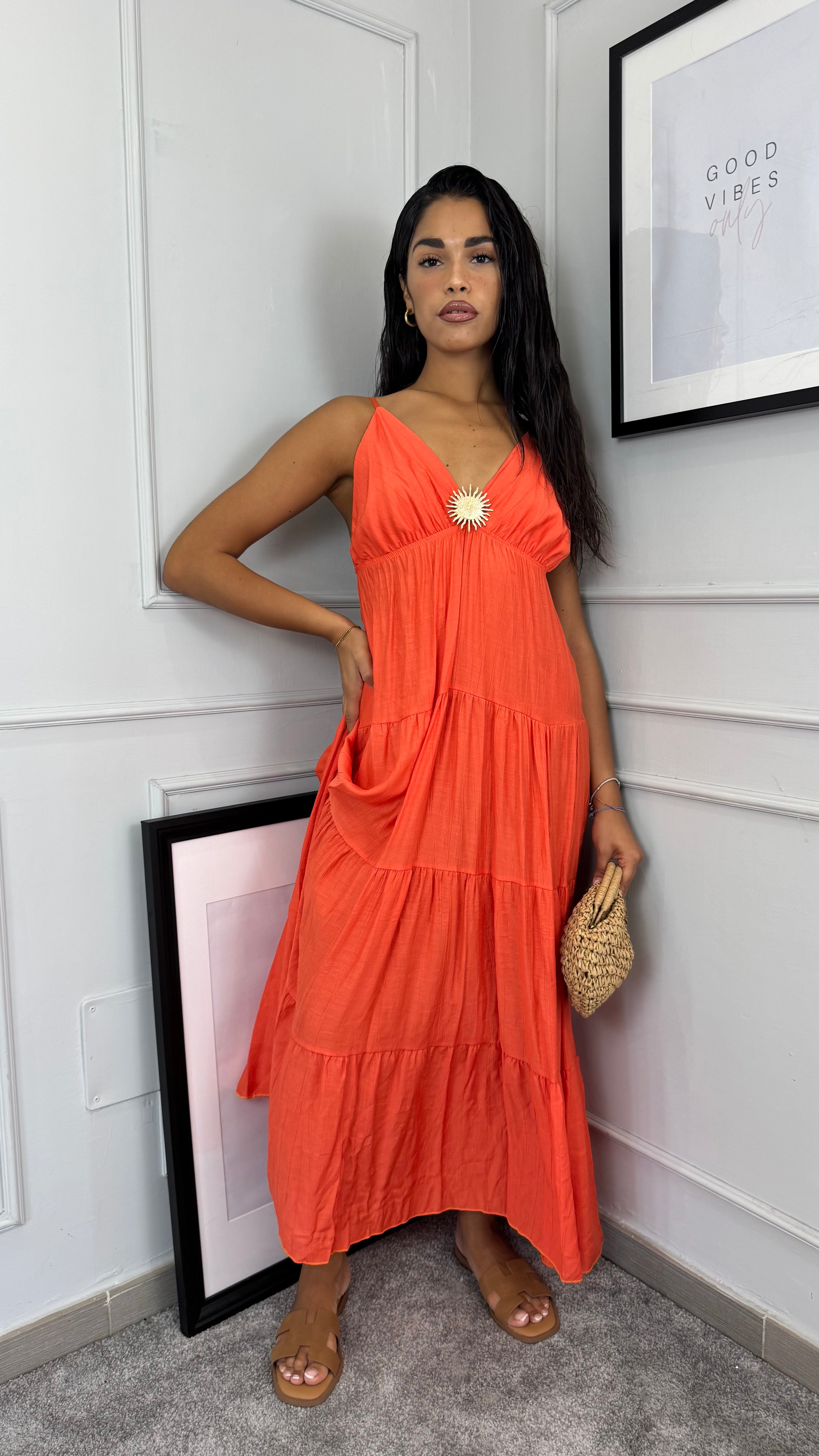 Abito soleil orange