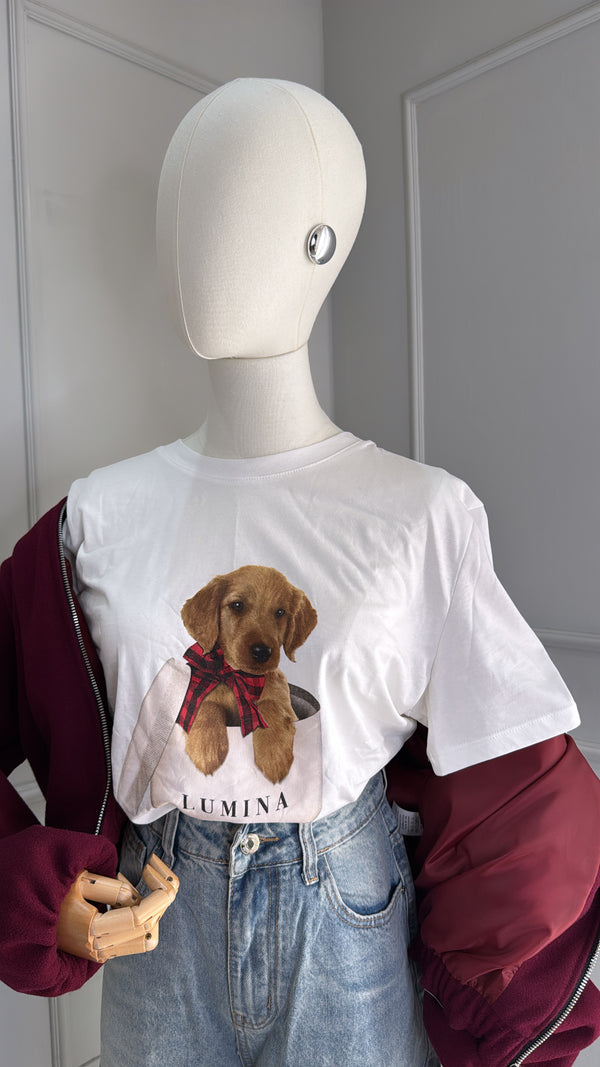 T-shirt dog lumina